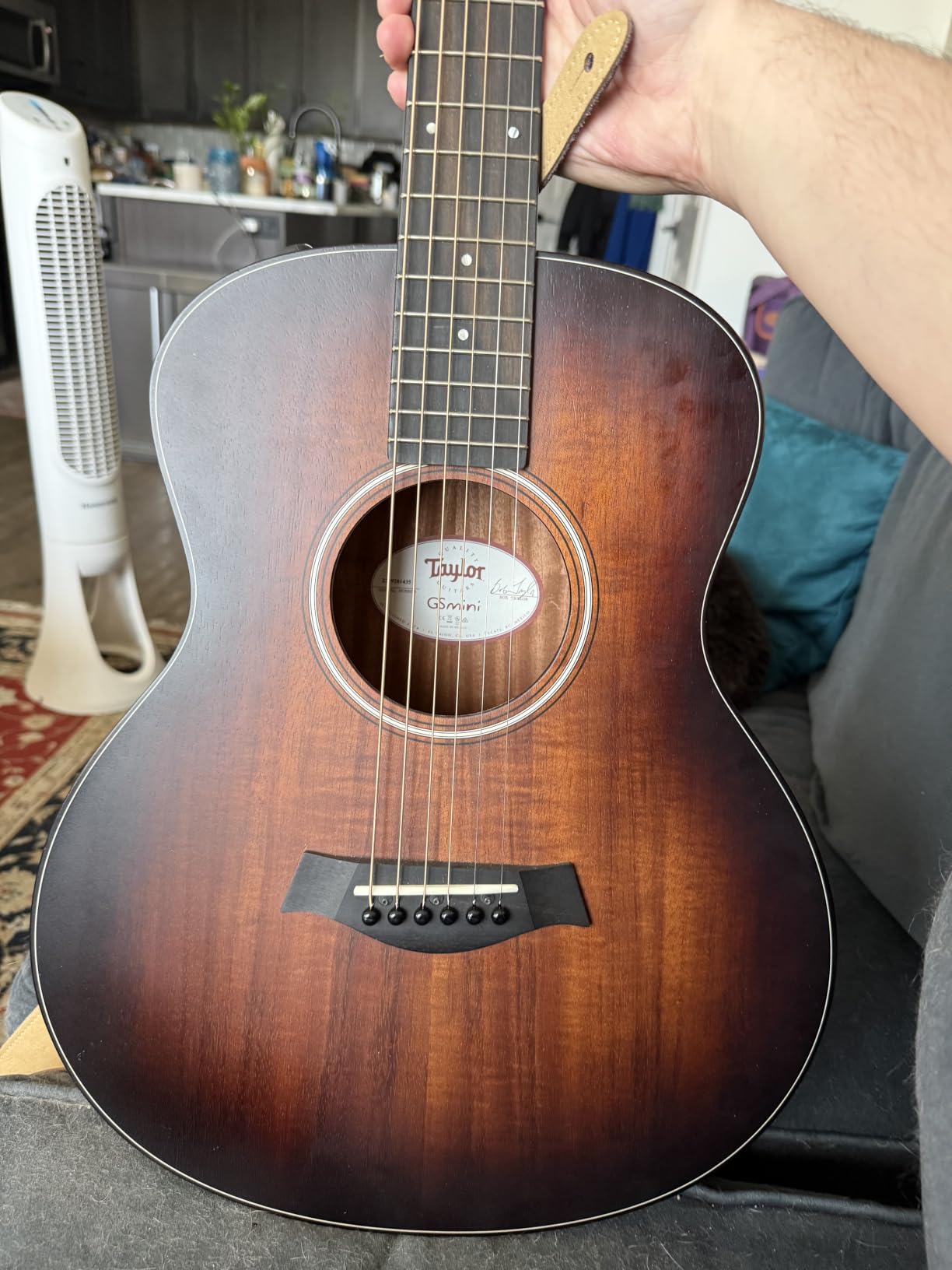 Taylor GS Mini-e Koa Plus Acoustic-electric Guitar - Shaded Edgeburst customer photo 1