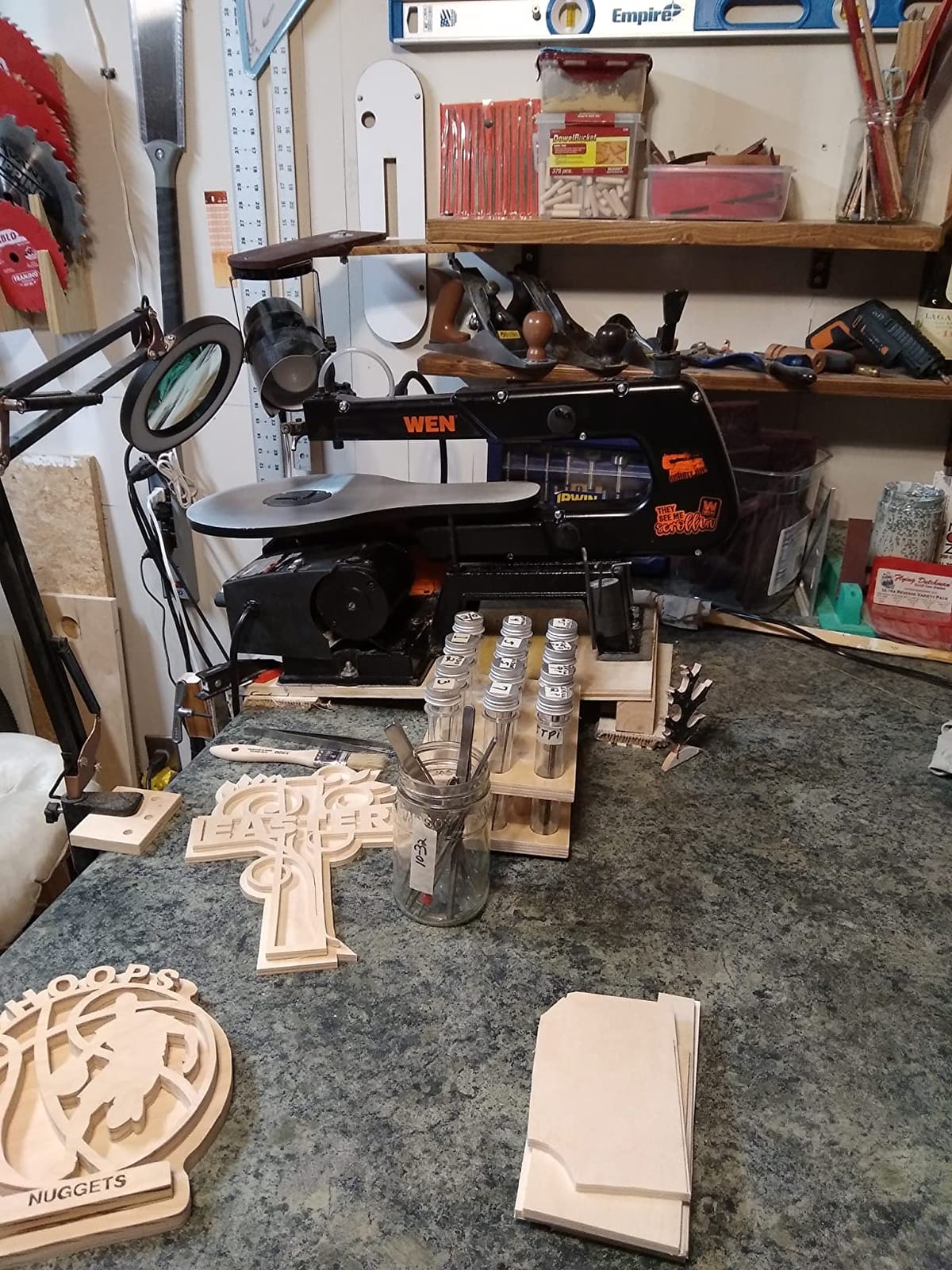 WEN 3922 16-inch Variable Speed Scroll Saw with Easy-Access Blade Changes customer photo 1