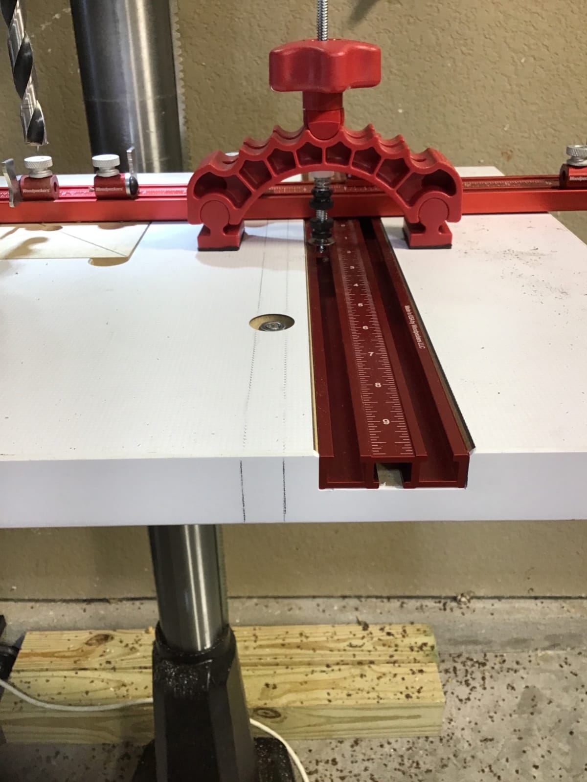 Woodpeckers Drill Press Table Package, Kit 3, Complete Kit with Work Surface, Clamps, Fence and Stops customer photo 2