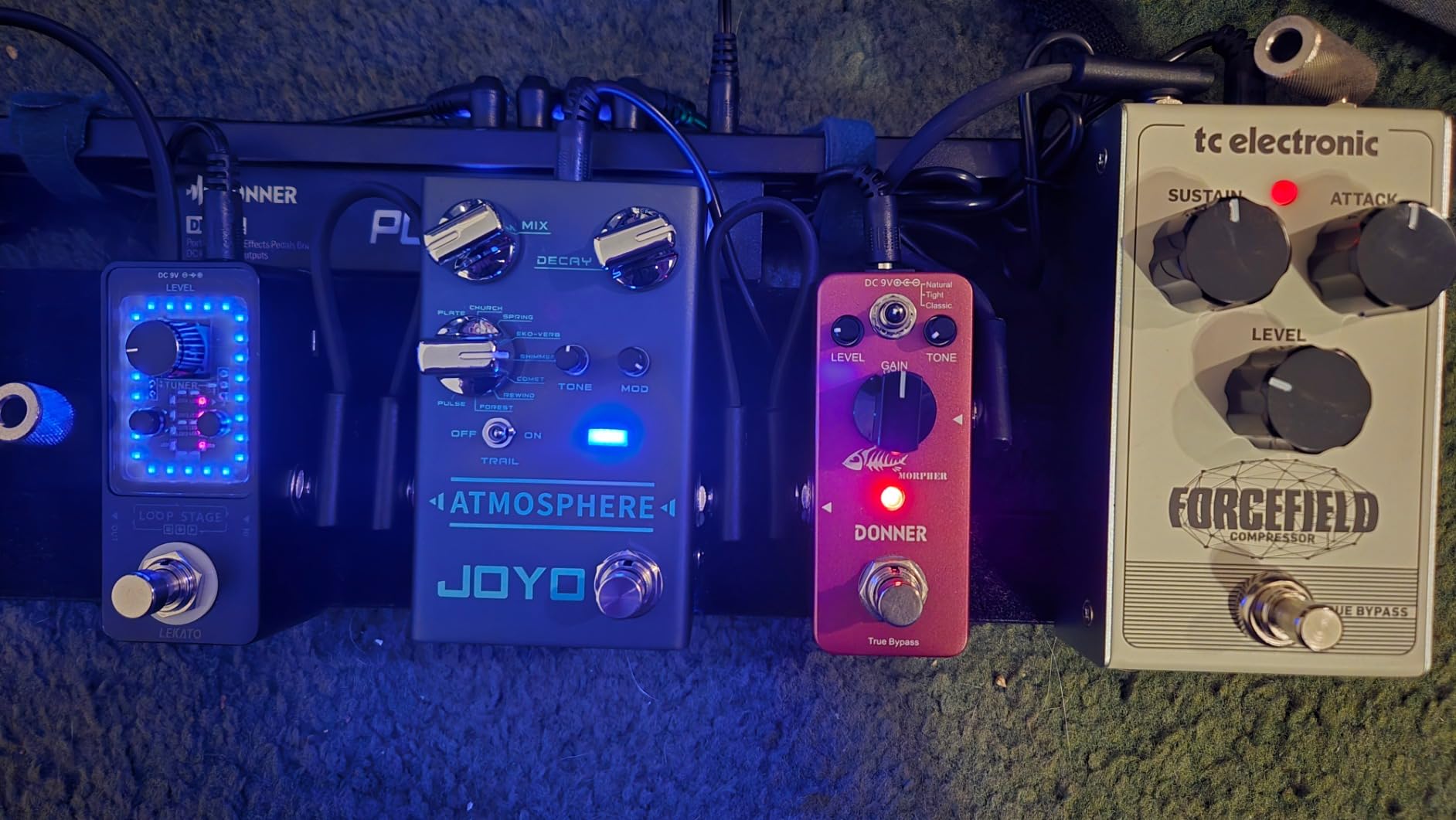 JOYO Digital Reverb Guitar Pedal, 9 Modes (Spring/Church/Plate/Shimmer & More) with MOD Control & Trail Function, Bypass (Atmosphere R-14) customer photo 1
