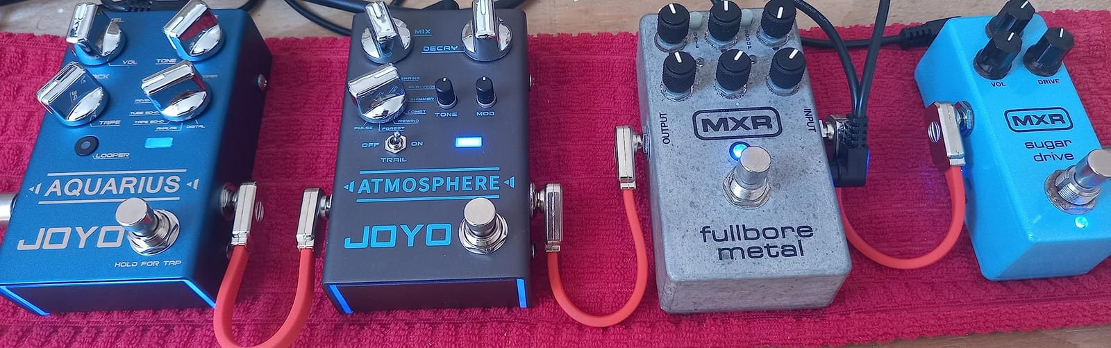 JOYO Multi-Mode Delay & Looper Guitar Pedal, 8 Effects incl. Galaxy/Tape Echo with Tap Tempo & 5-Min Loop, Bypass (Aquarius R-07) customer photo 1