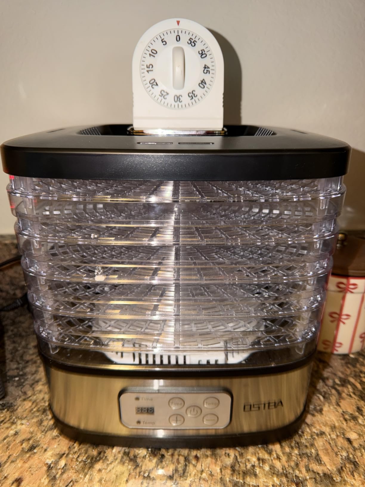 OSTBA Food Dehydrator, 5 Trays, 240W Dryer for Jerky, Fruit & Snacks customer photo 1