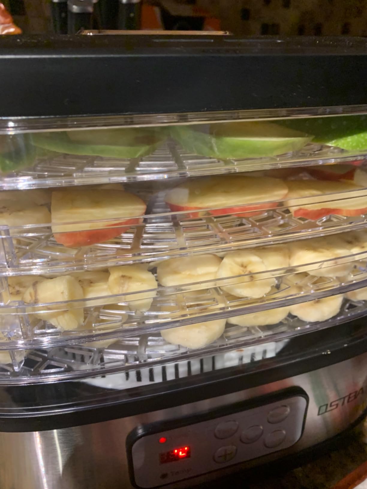 OSTBA Food Dehydrator, 5 Trays, 240W Dryer for Jerky, Fruit & Snacks customer photo 2