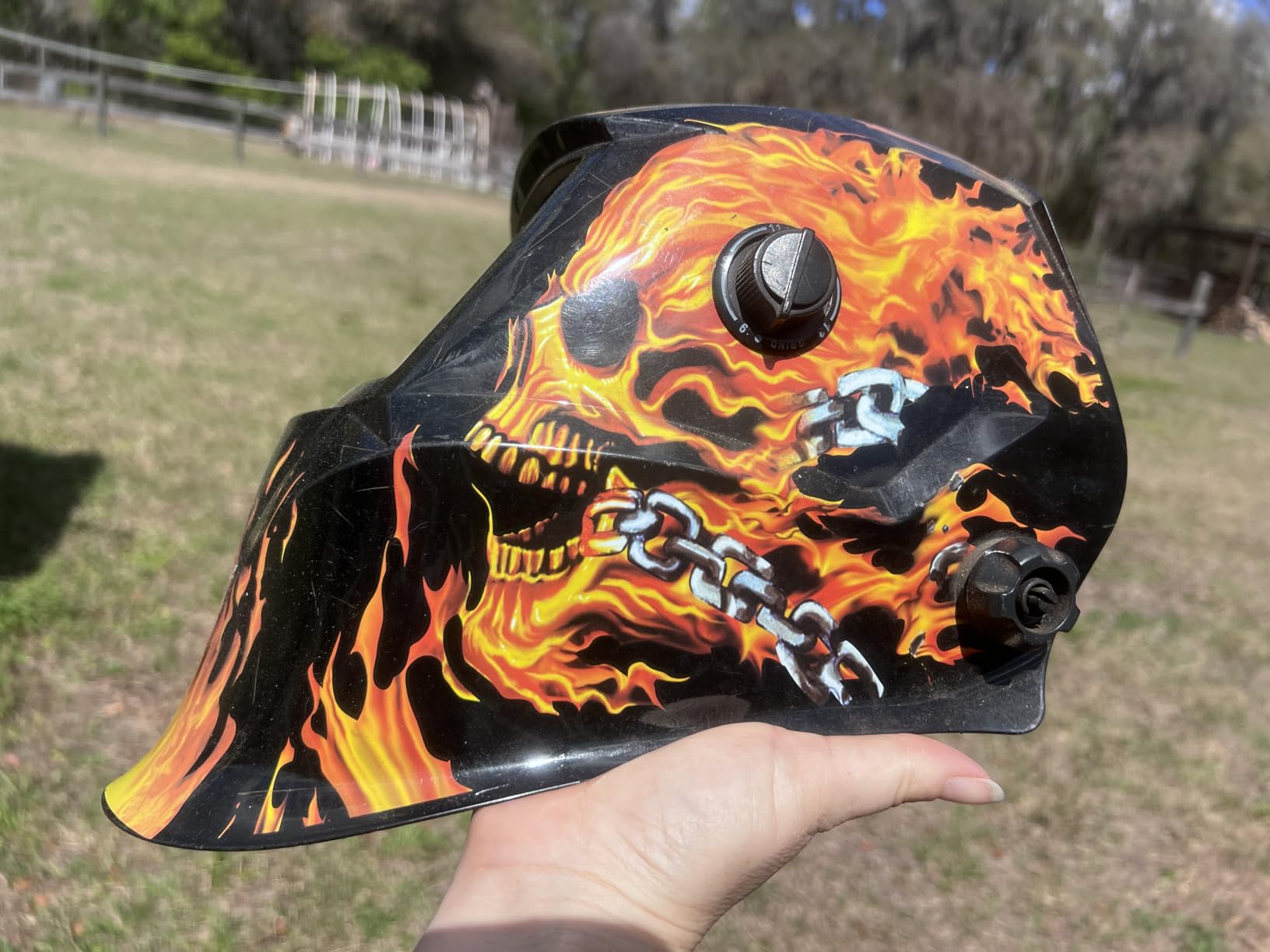 TOOLIOM Auto Darkening Solar Powered Welding Helmet for TIG MIG ARC customer photo 1