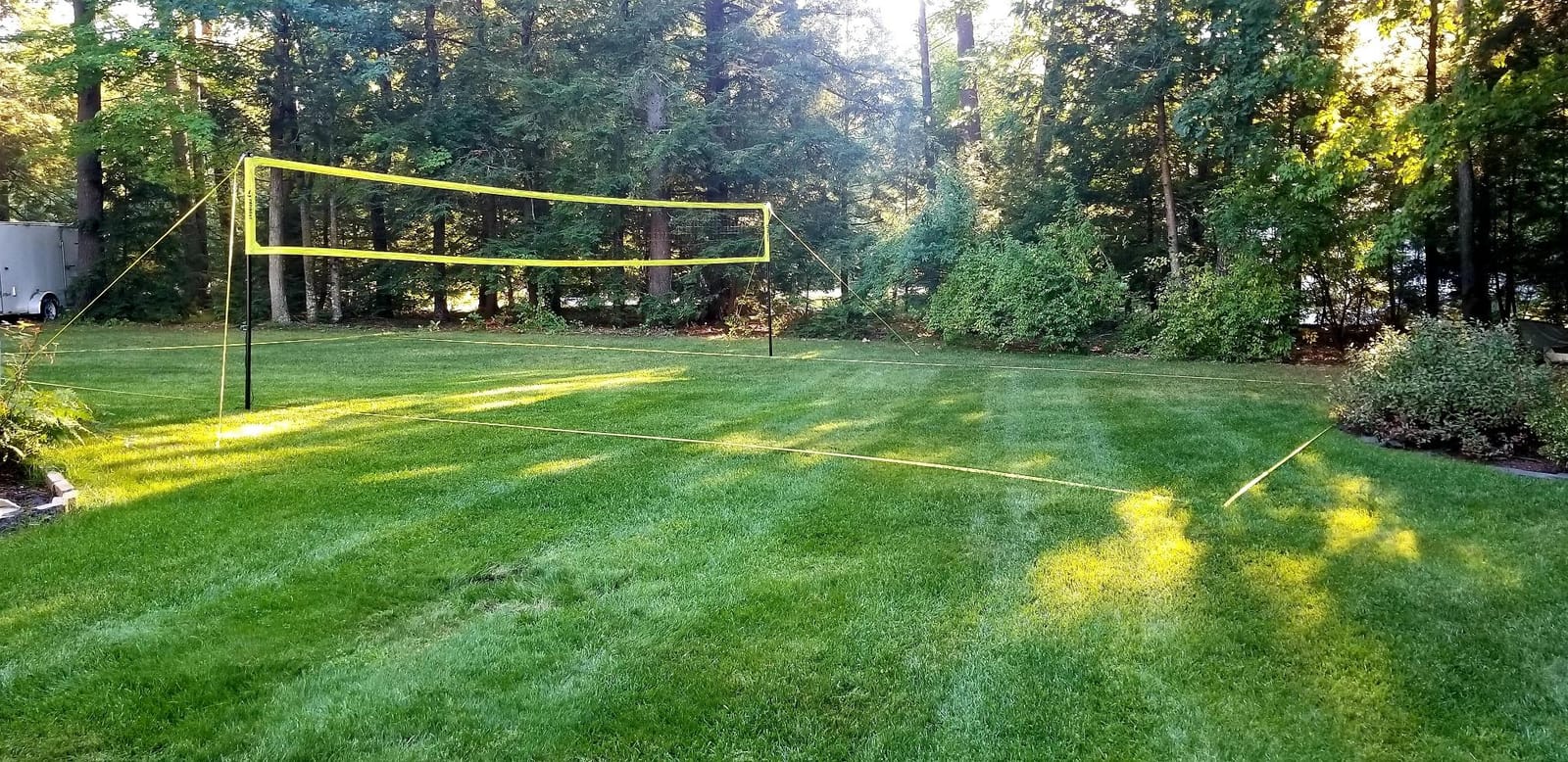 Professional Heavy Duty Volleyball Net Set for Backyard Outdoor customer photo 2