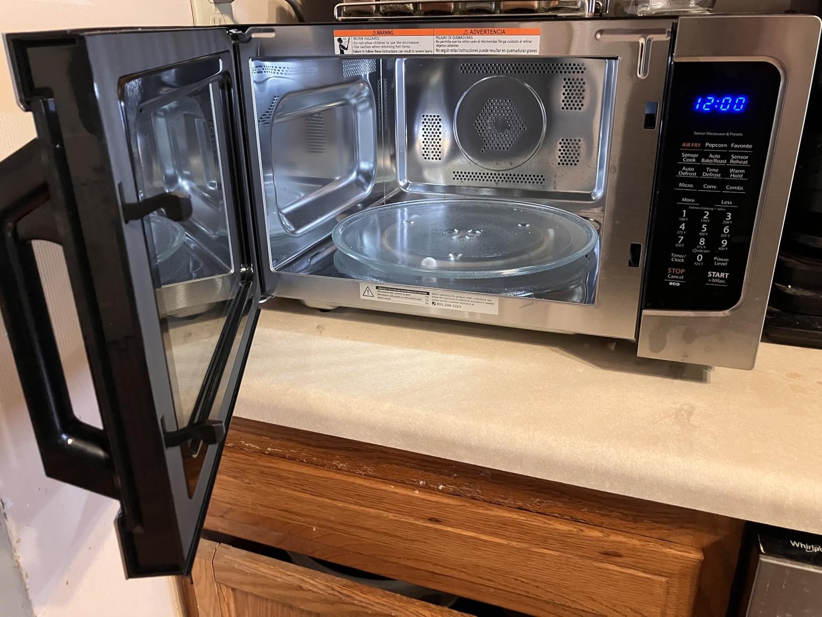 TOSHIBA 4-in-1 Countertop Microwave Oven with Air Fryer, 1.5 Cu.Ft, 1000W customer photo 2