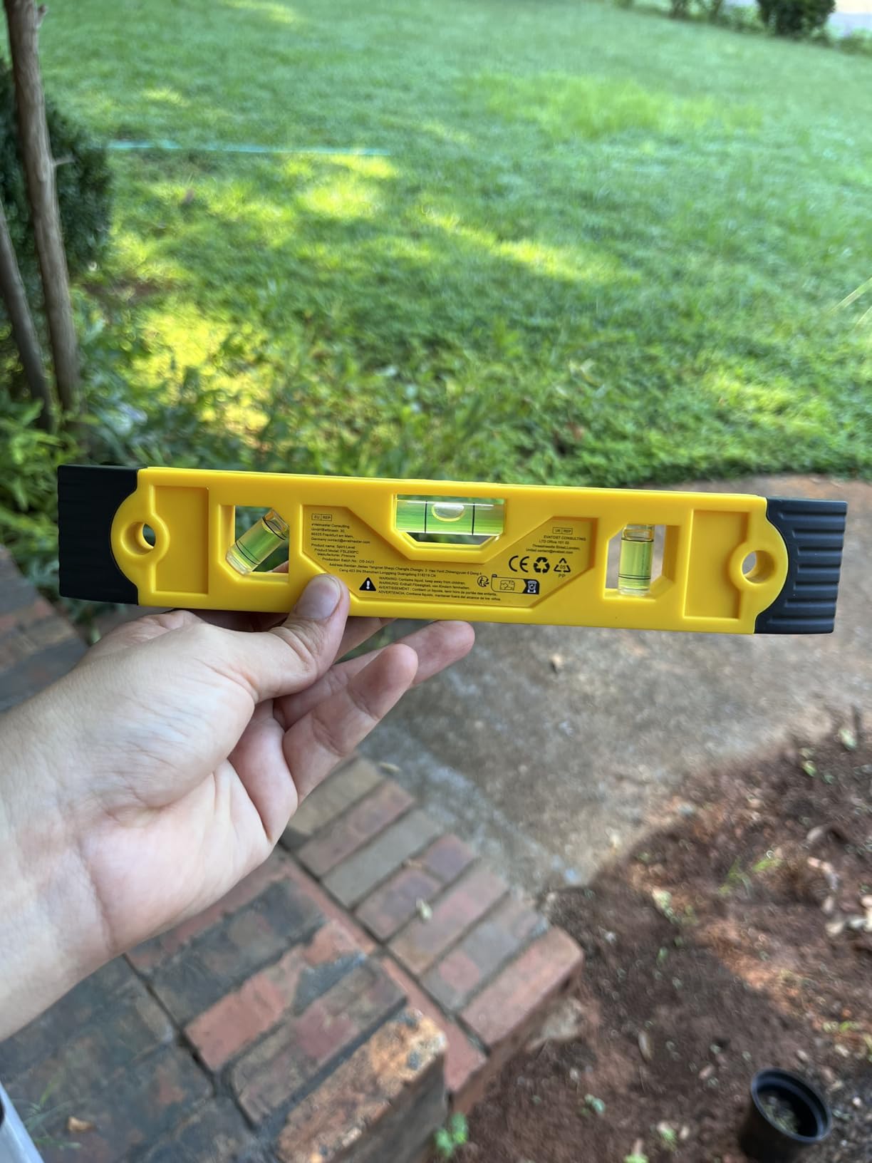 Torpedo Level Magnetic, Firecore 9 Inch Shockproof Small Leveler Tool with 3 Bubble Spirit Level 45 90 180 Degree, Construction Levelers for Hanging Pictures Install Shelf Home Renovation customer photo 1