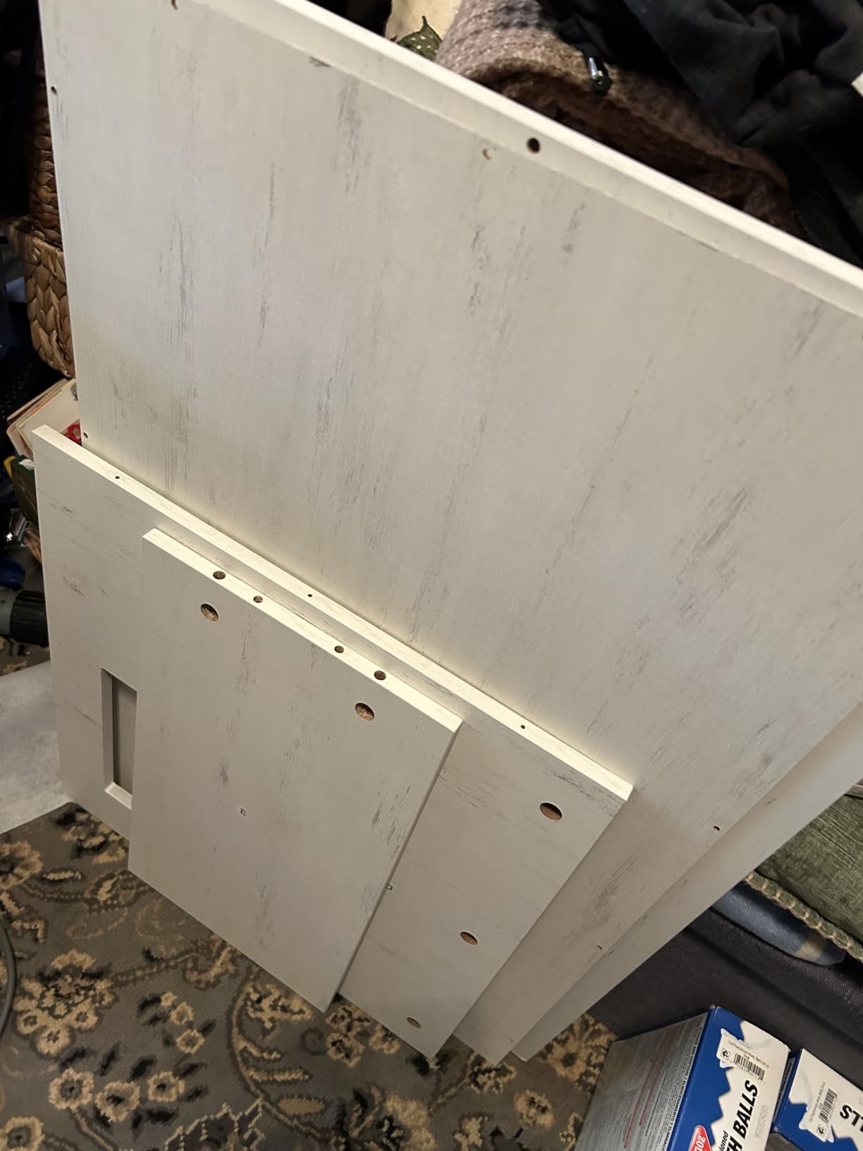 Feandrea Cat Litter Box Enclosure, End Table, 31.5 x 20.9 x 19.7 Inches customer photo 1