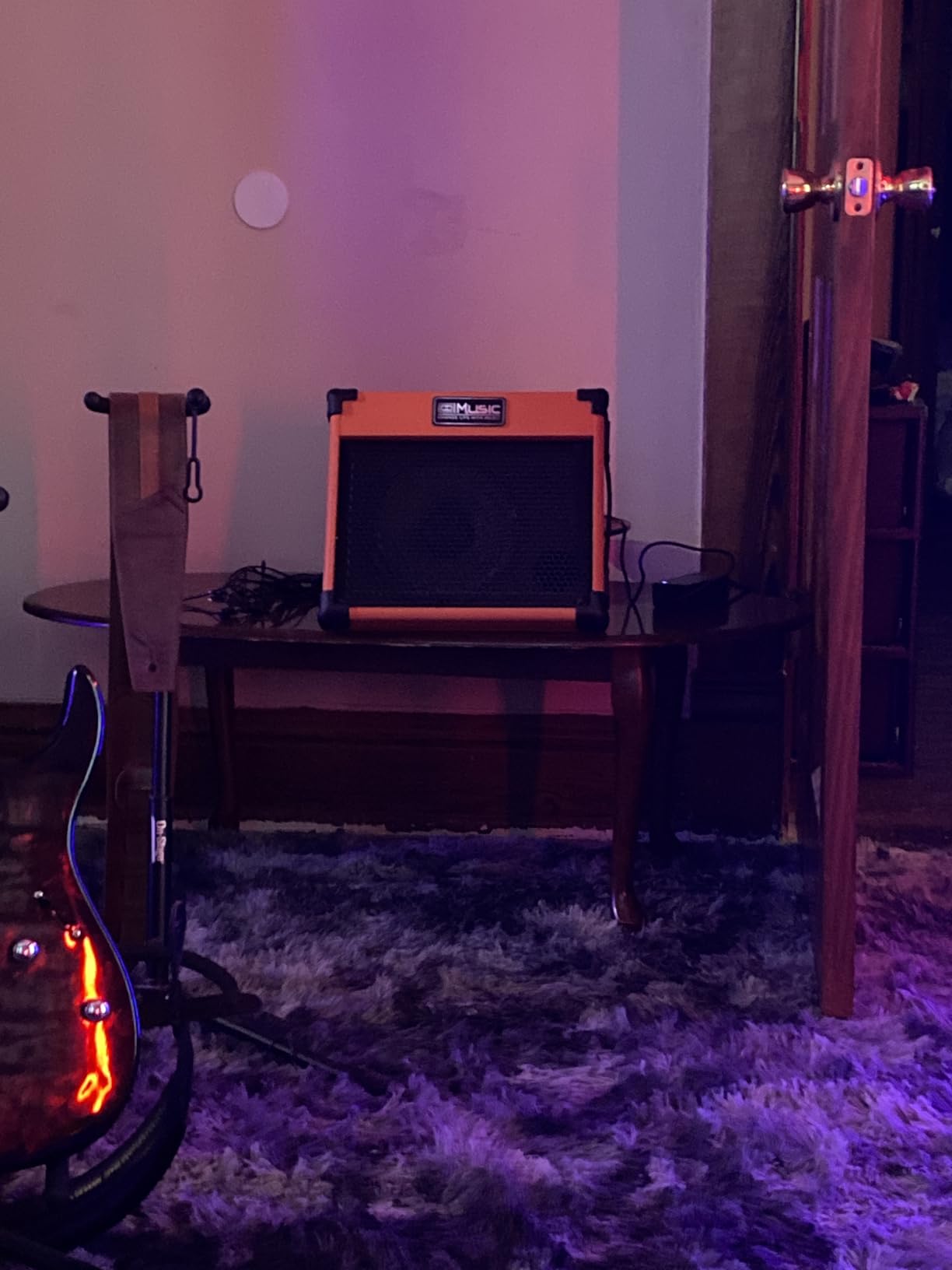 Acoustic Guitar Amplifier, 20 Watt Bluetooth Amp for Guitar Acoustic with Reverb Chorus Effect, 3 Band EQ(Including Microphone and Audio Cable) customer photo 2