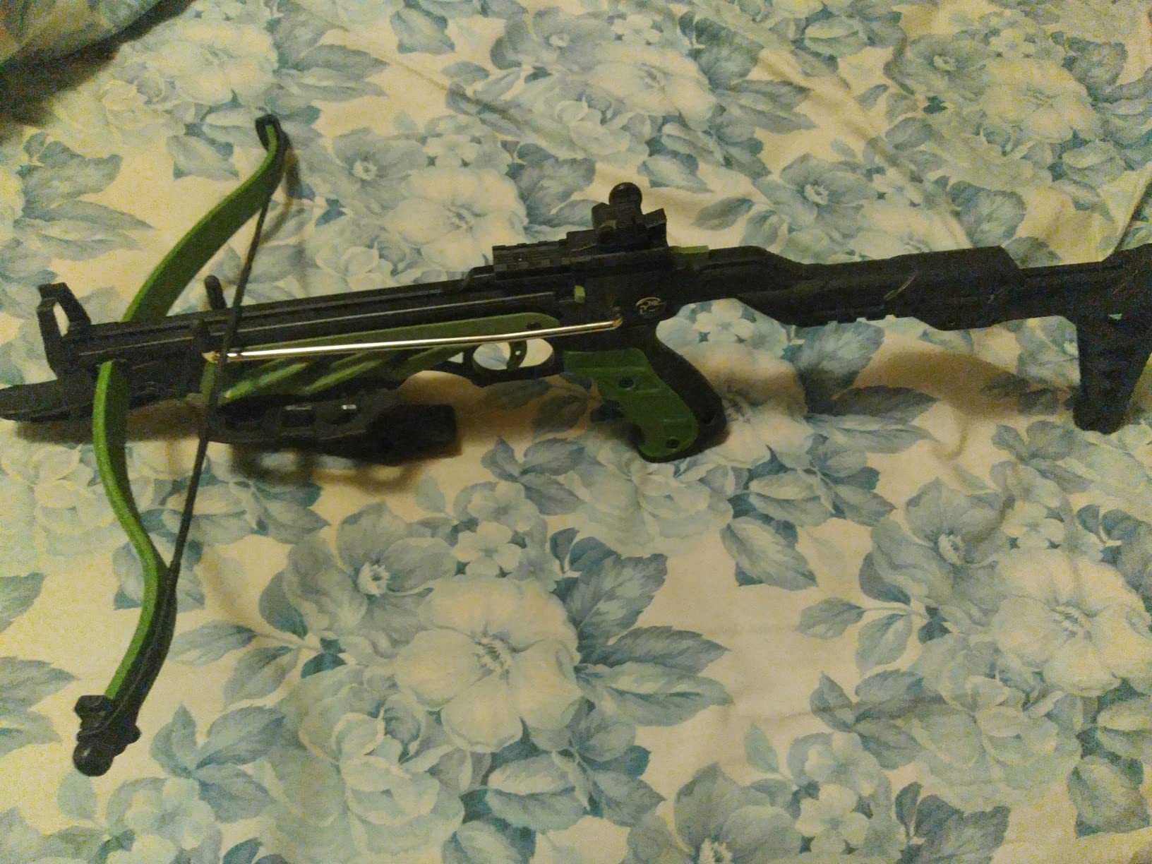 80lbs Green Black 225+ FPS Self Cocking Pistol Crossbow + 3pc Arrows Hunting Grip Bow New customer photo 1