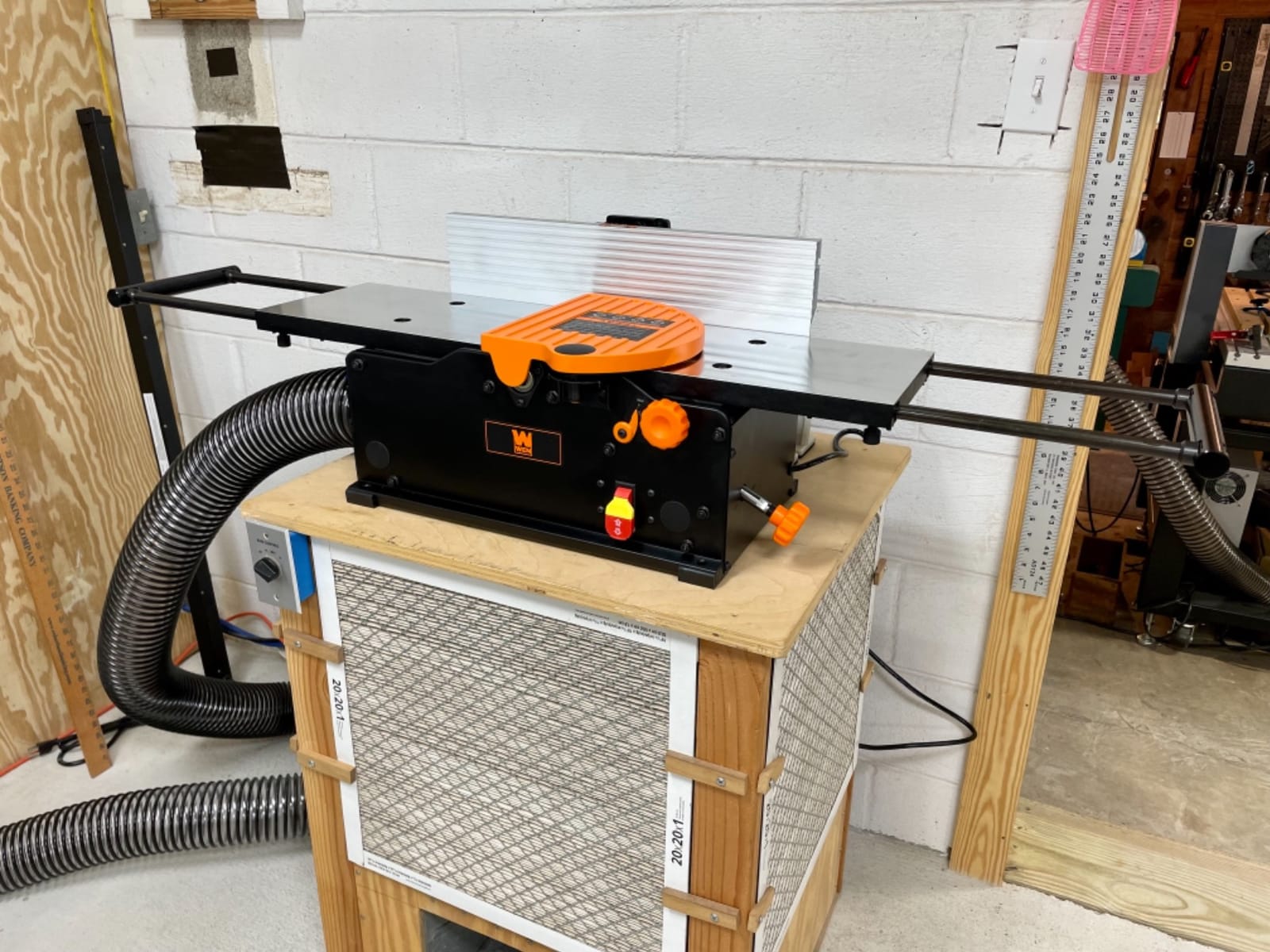 WEN JT833H 10-Amp 8-Inch Spiral Benchtop Jointer with Extendable Table customer photo 1