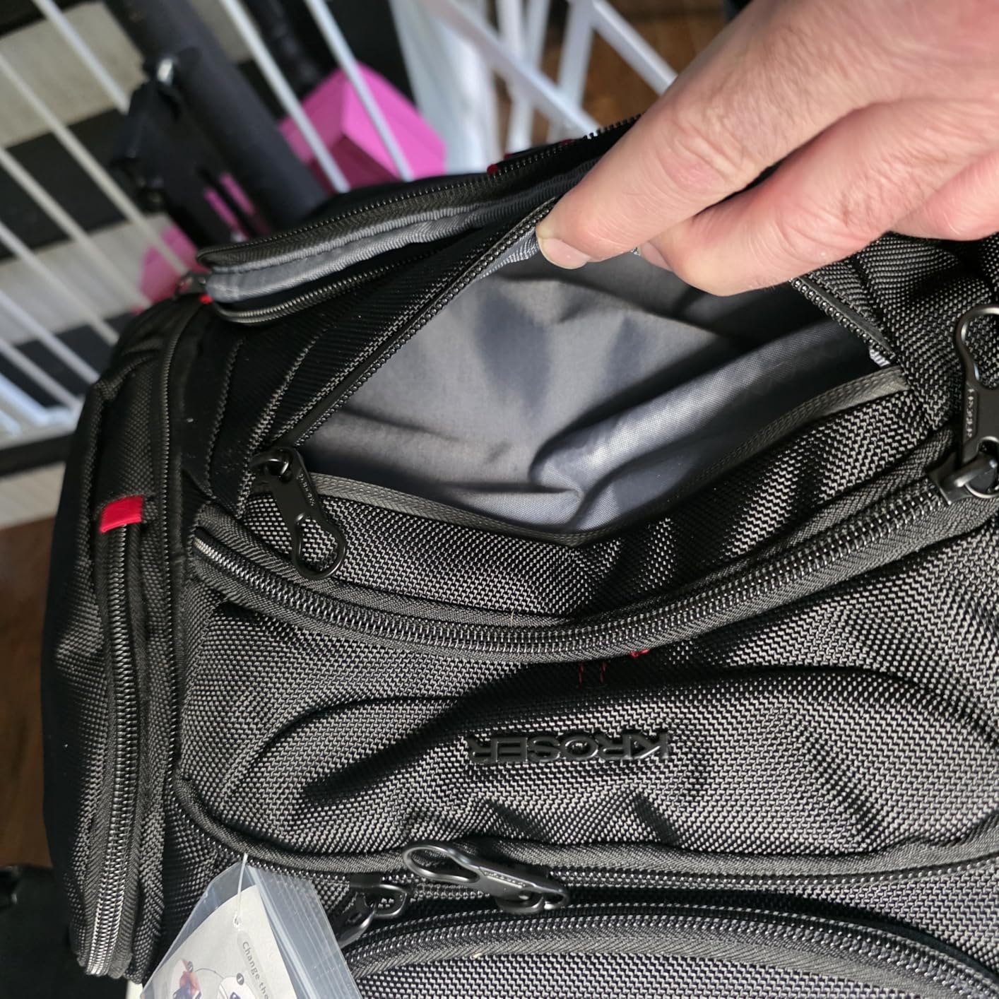 KROSER TSA Friendly Travel Laptop Backpack 17.3 inch XL Computer Backpack Water-Repellent College Daypack Business Backpack with RFID Pockets & USB Port for Men/Women-Black customer photo 1