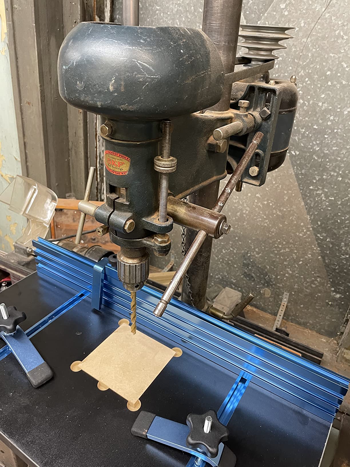 POWERTEC Drill Press Table Kit, 14x24-Inch Worktable w/T-Track (71539) customer photo 2