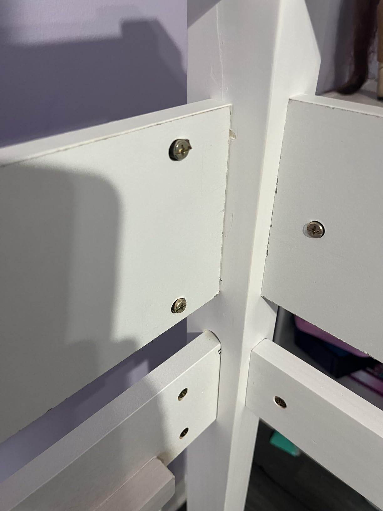 Costzon Twin Loft Bed, Solid Wood Low Loft Bed w/Guard Rail and Ladder, Boys & Girls Twin Bed for Kids Room, No Box Spring Needed, Classic Children Low Loft Bed with Storage for Bedroom, White customer photo 2