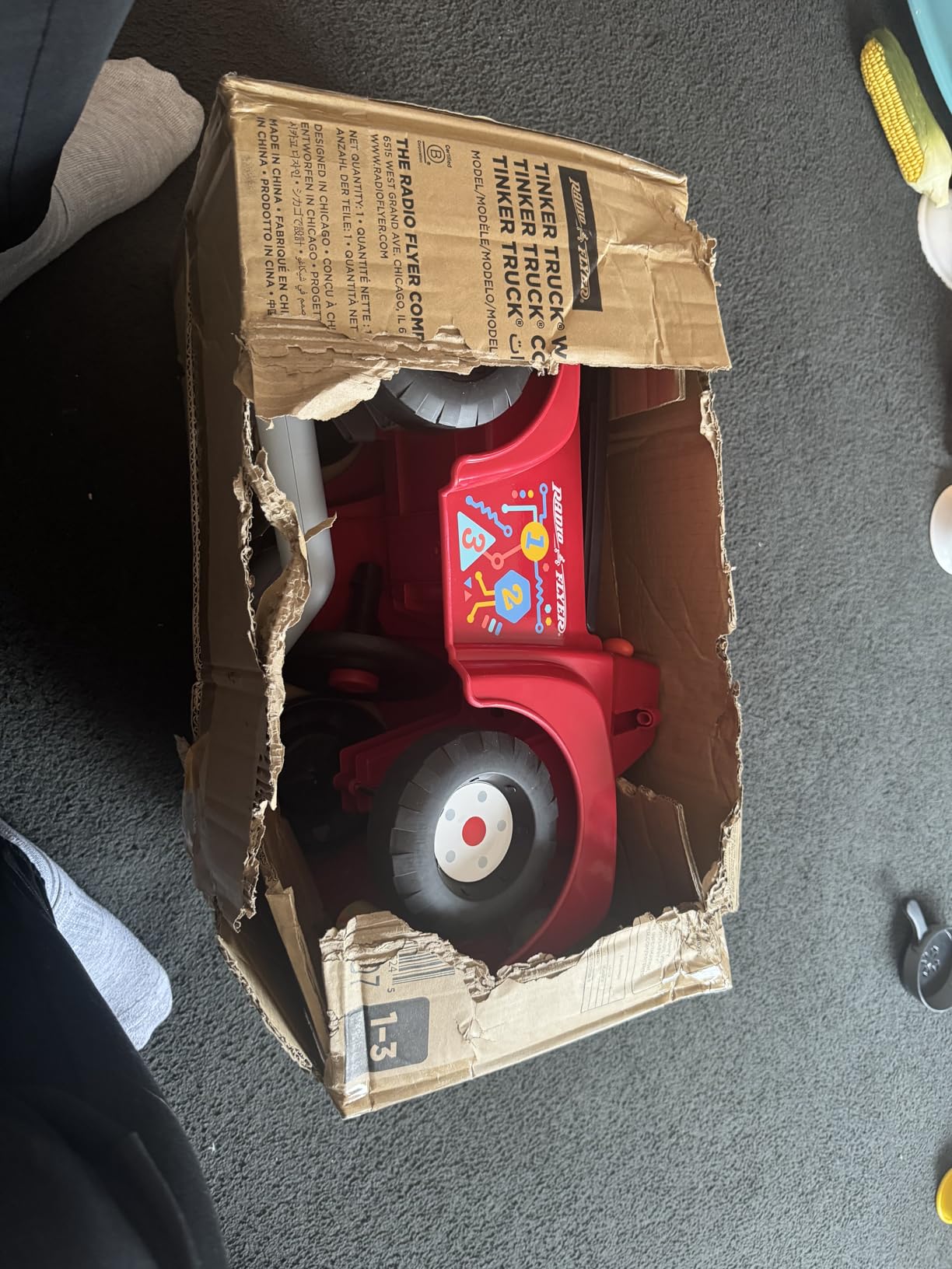 Radio Flyer Tinker Truck, for Toddlers 1-3, Toddler Ride On Toys customer photo 2