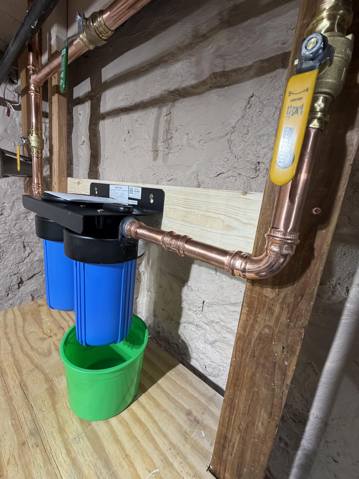 Waterdrop WHF21-PG 2-Stage Whole House Water Filter System, 5 Micron customer photo 1