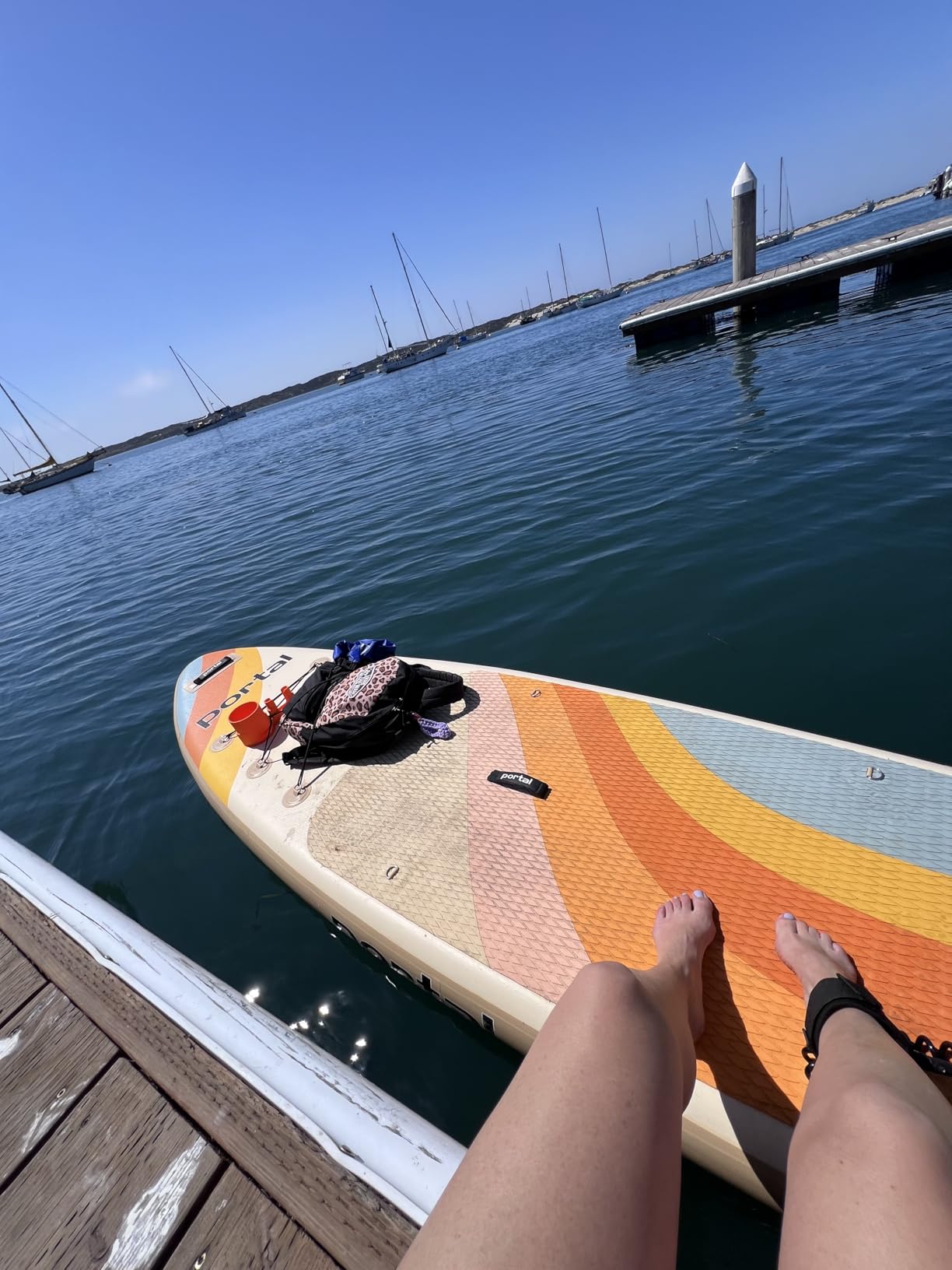 PORTAL SUP Inflatable Paddle Board for Adults 10'6'' Stand Up Paddleboard,Non-Slip Deck Blow up Paddle Boards with Adjustable Paddle, Carry Bag, and Repair Kit customer photo 2