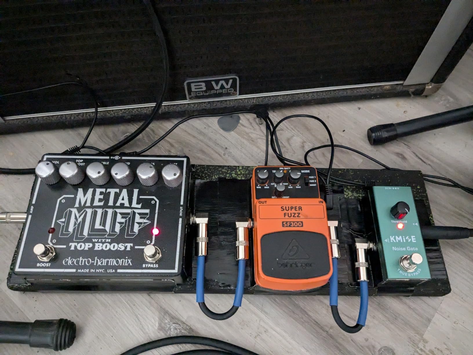 Kmise Noise Gate Electric Guitar Effects Pedal,True Bypass, Tip‑Negative customer photo 1