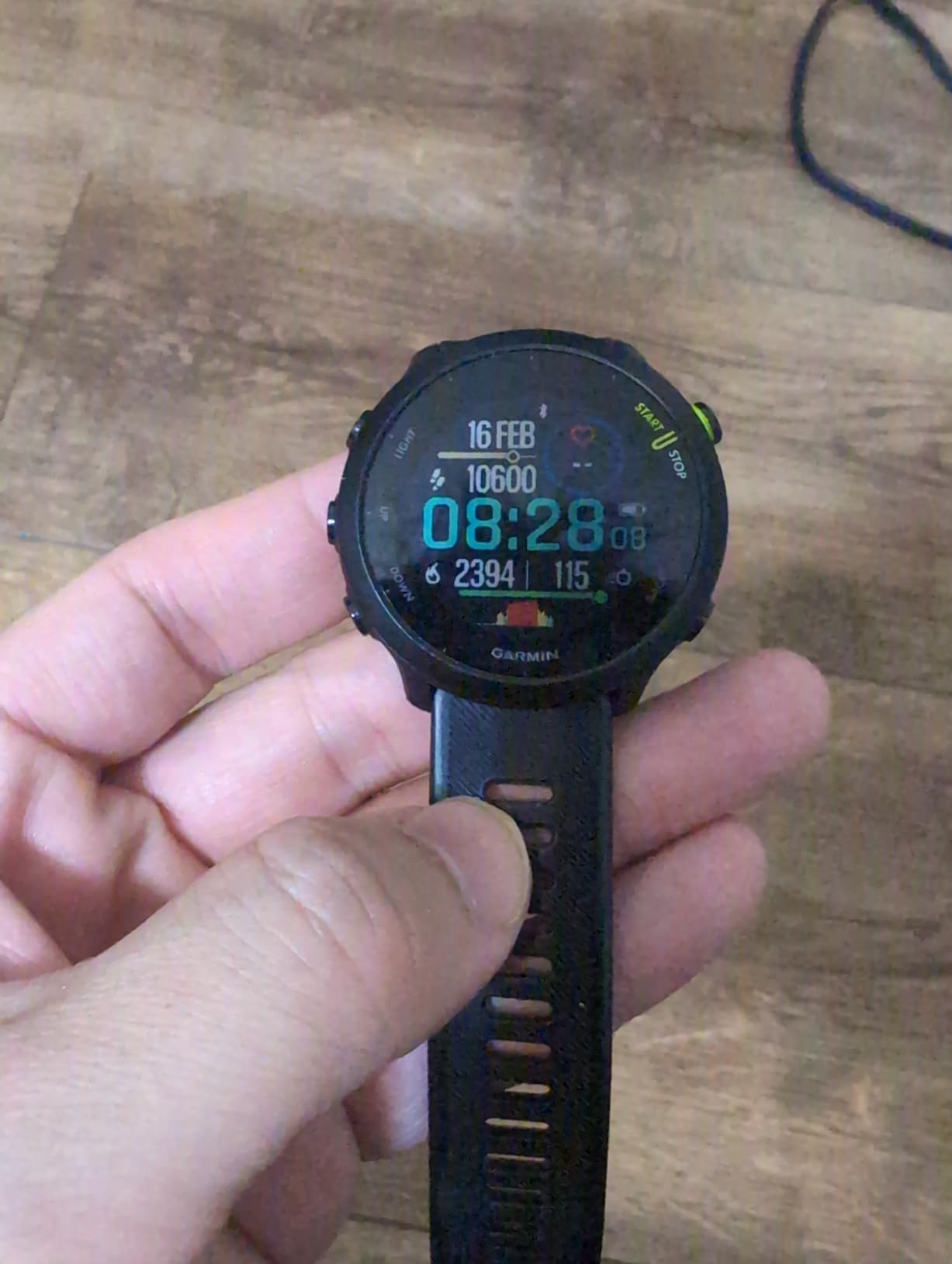 Garmin Forerunner 55 GPS Running Smartwatch, Black customer photo 1
