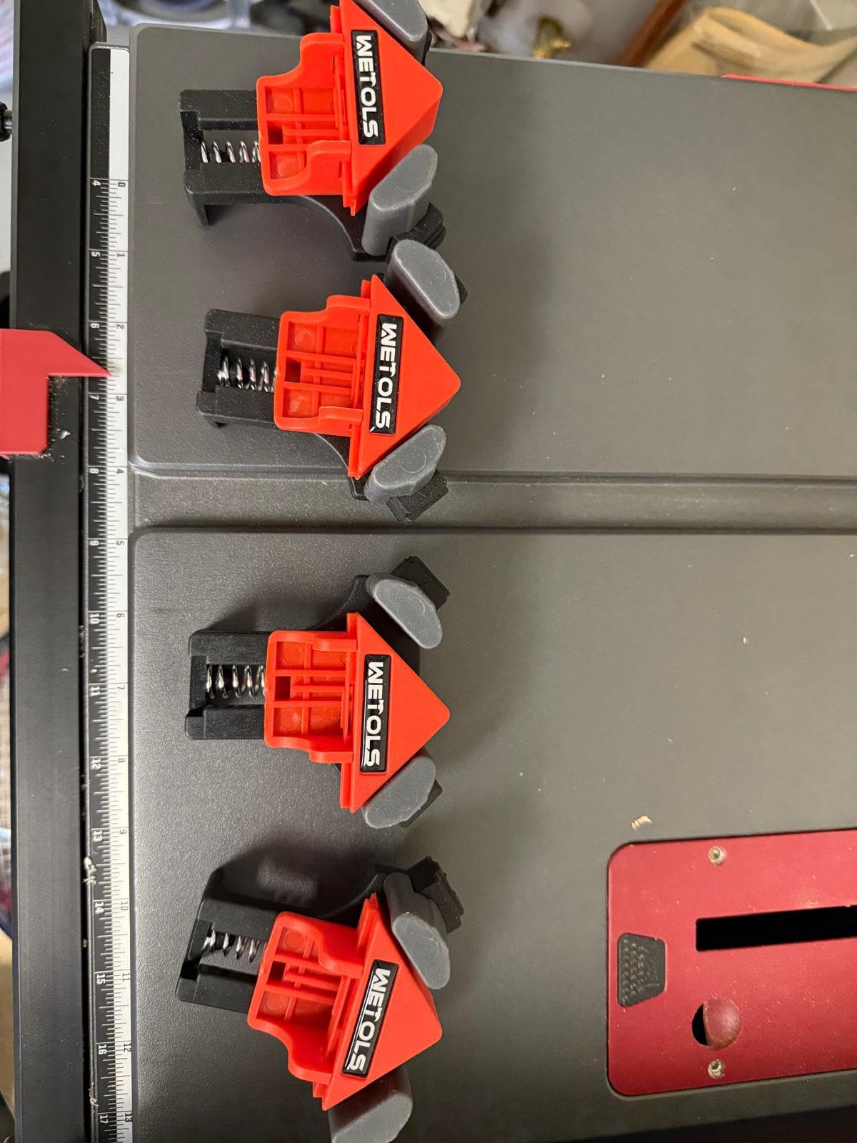 WETOLS 90 Degree Corner Clamp Set, 4 Pcs Adjustable Clamps for Woodworking customer photo 2
