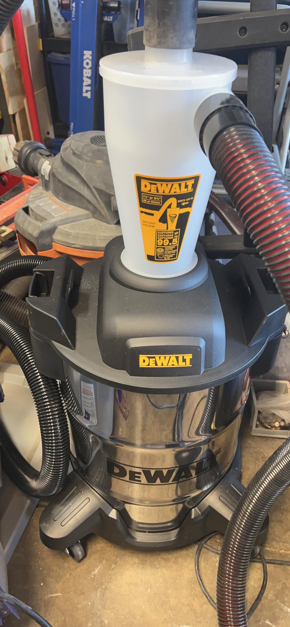 Dust Separator with 10 Gal. Stainless Steel Tank customer photo 2