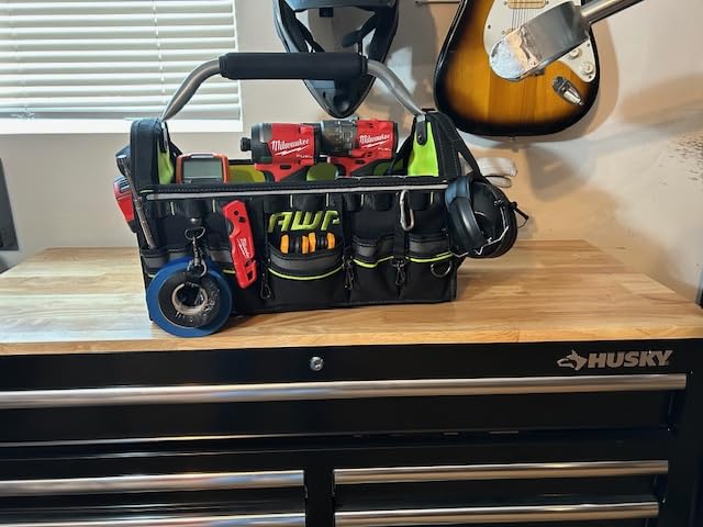 AWP Tool Bags, Premium Tool Bag, Black, Durable Tool Tote, for Professionals and Contractors customer photo 1