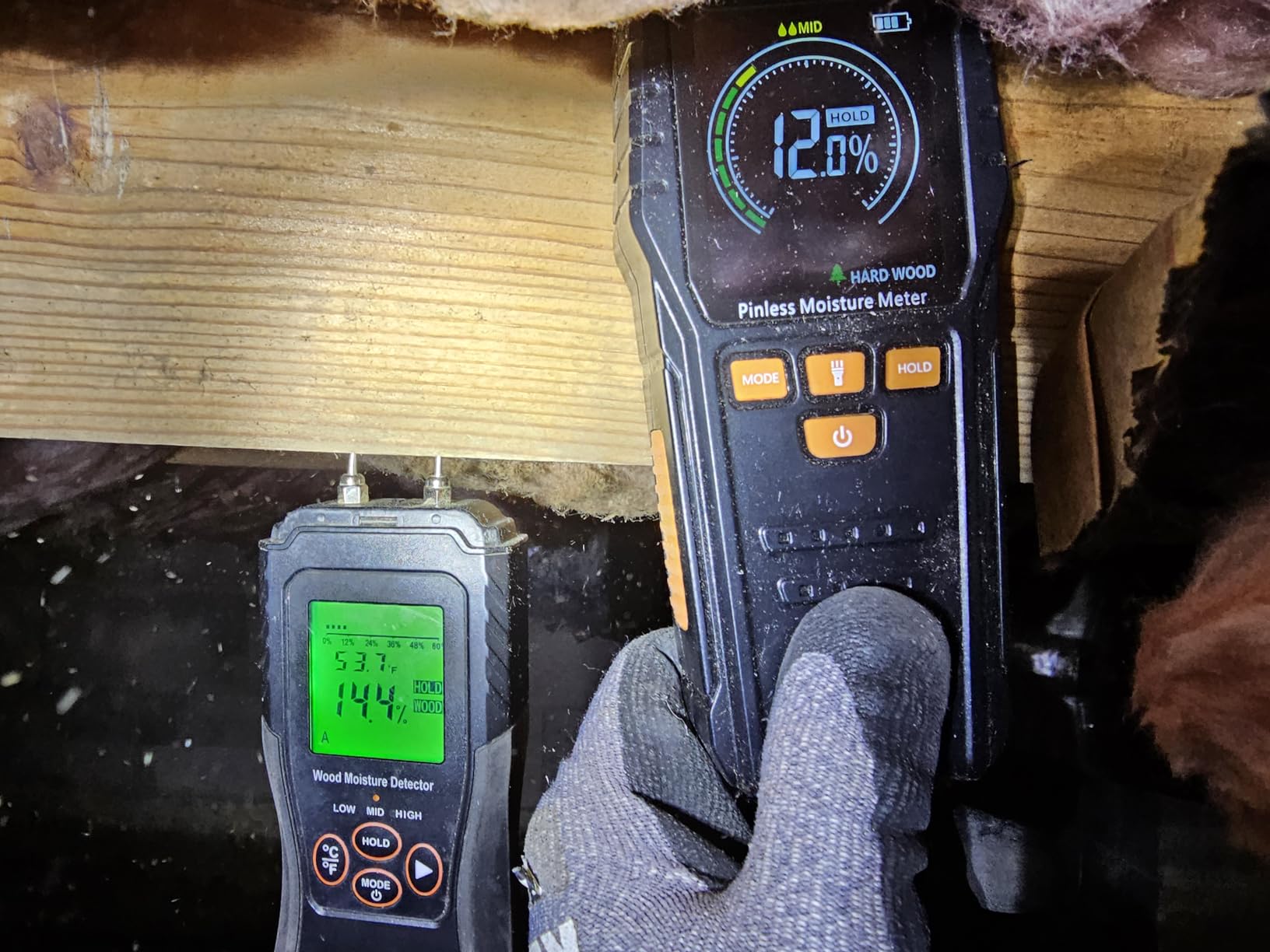 Proster Pinless Moisture Meter 3/4
