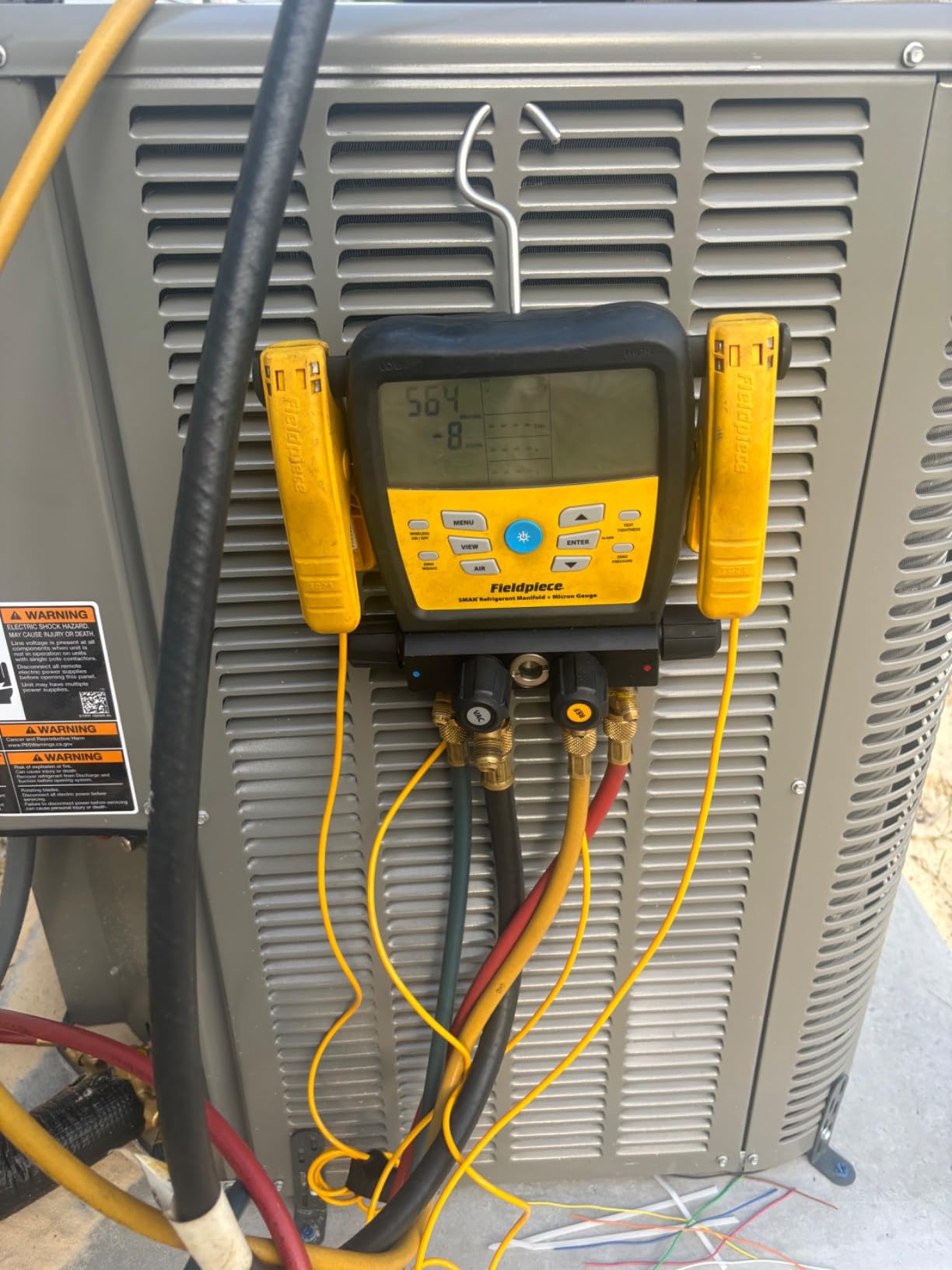 SPECSTAR 110V 1 HP 9.6 CFM 2 Stage Rotary Vane HVAC Air Vacuum Pump customer photo 1
