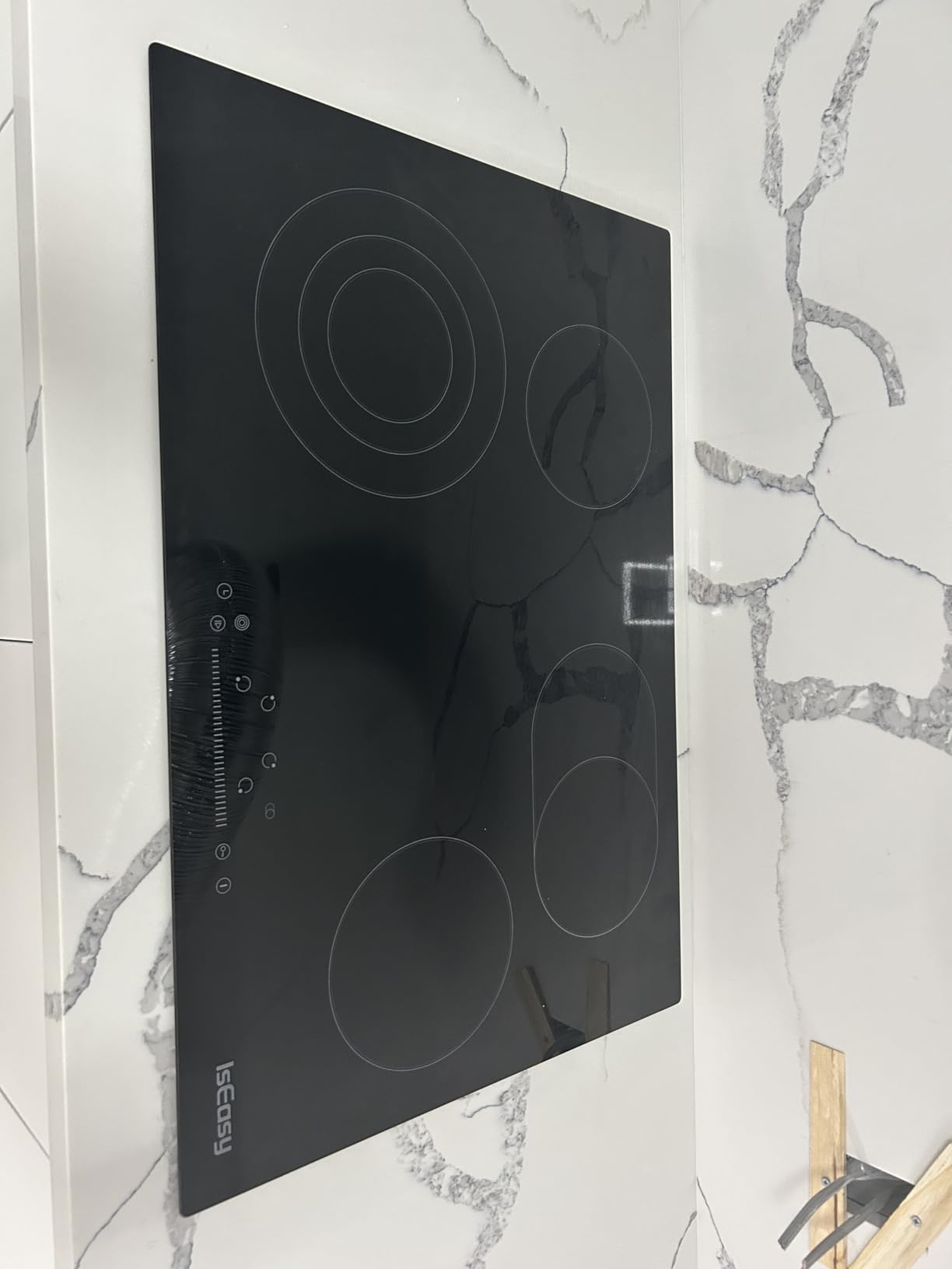 Electric Cooktop 30 inch Ceramic Stove 4 Burners 6700W Built-in Stove Top Electric Hot Plate Satin Glass cooktop in Black Touch Sensor Control/Timer/Child Safety Lock/9 Power Levelsr/220-240V customer photo 2