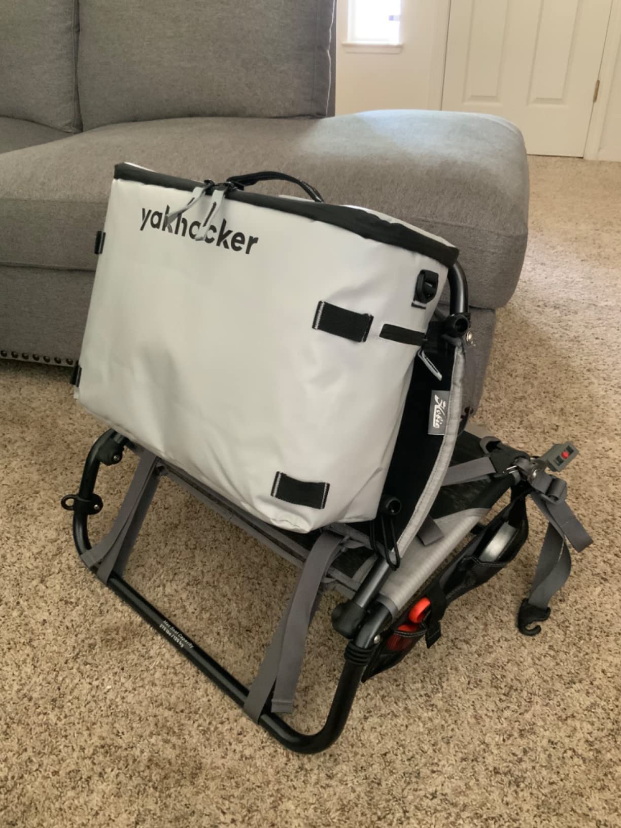 Yakhacker Kayak Cooler, Waterproof Seat Back Cooler for Kayaks with Lawn-Chair Style Seats, Kayak Accessories Cooler Bag, Portable Ice Chest Cooler for Kayaking, Travel, Lunch, Beaches &Trips customer photo 2