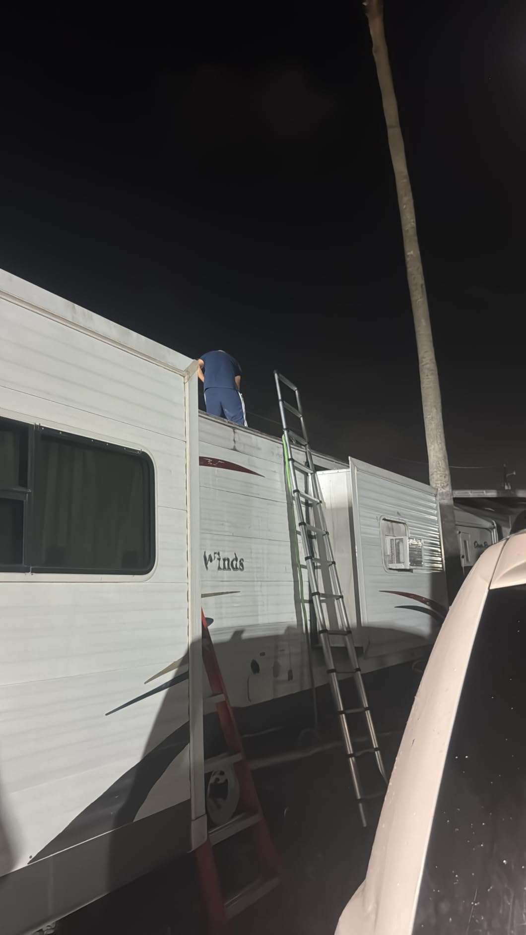 SocTone Telescoping Ladder, Stabilizers, Extension Ladder(12.5FT Standard) customer photo 1