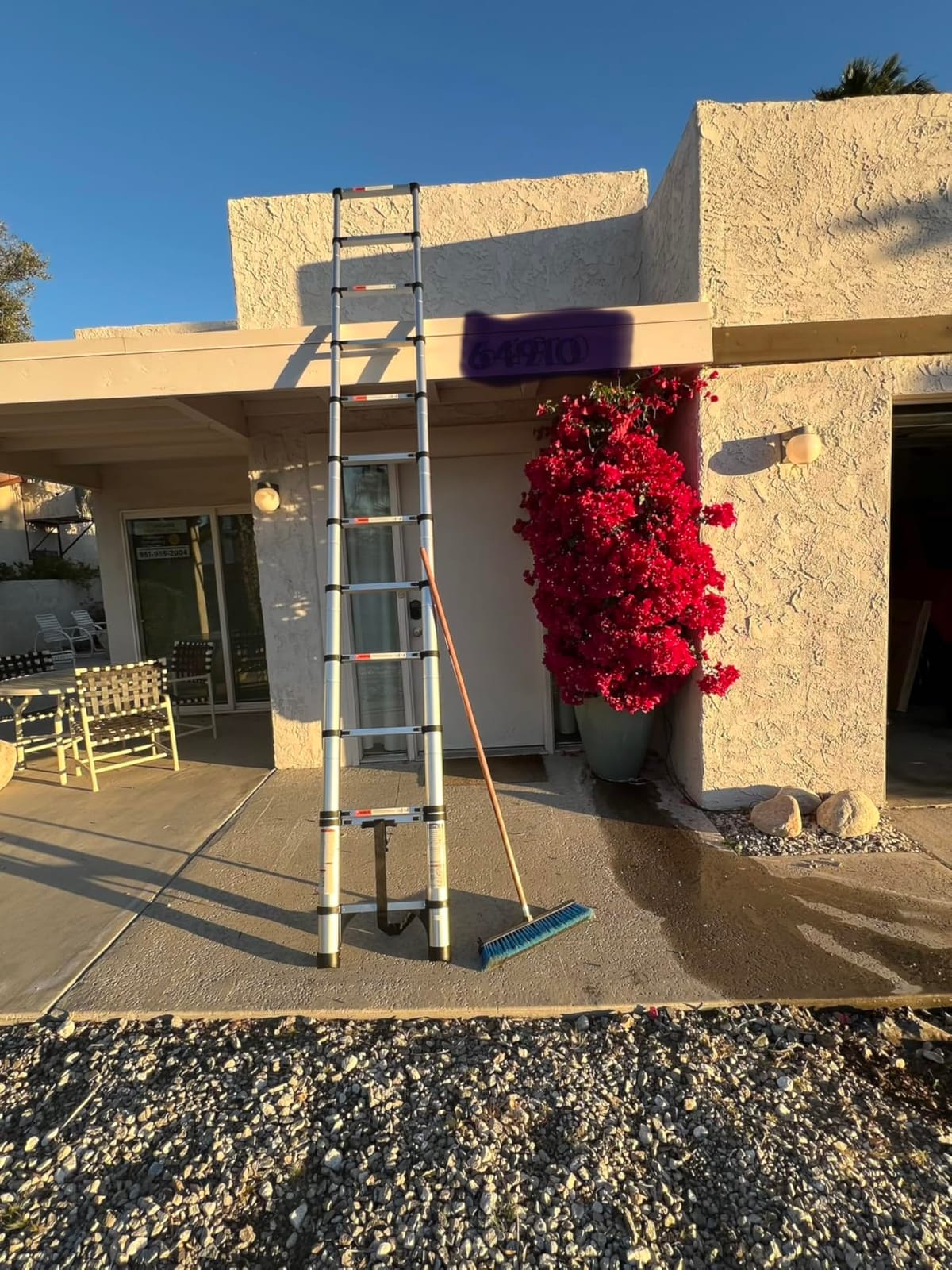 SocTone Telescoping Ladder, Stabilizers, Extension Ladder(12.5FT Standard) customer photo 2