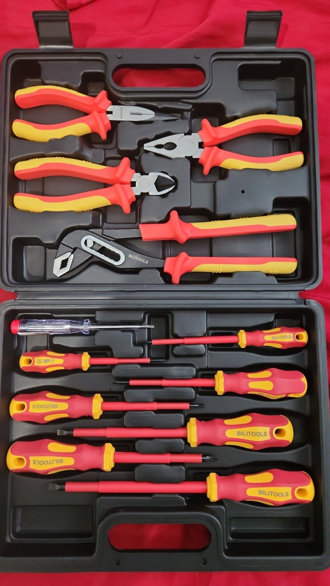 BILITOOLS 1000V Insulated Electrician Tools Set, Insulated Screwdrivers Set customer photo 1