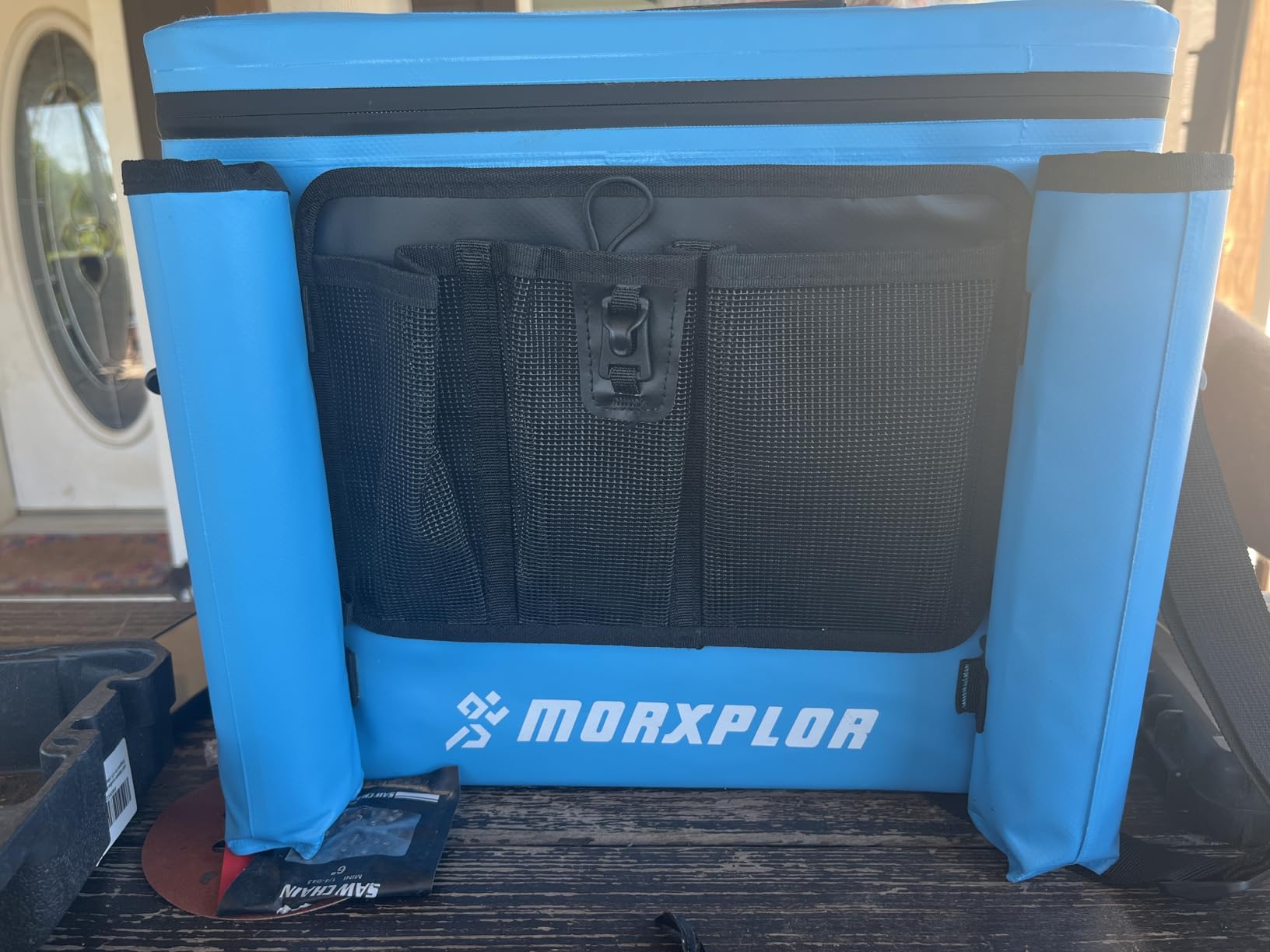 MORXPLOR Kayak Cooler,Waterproof Kayak Seat Back Cooler for Kayaking,Kayak Accessories Cooler Bag,Protable Ice Chest,Beach Cooler,Travel Cooler for Camping or Lunch Bag customer photo 1