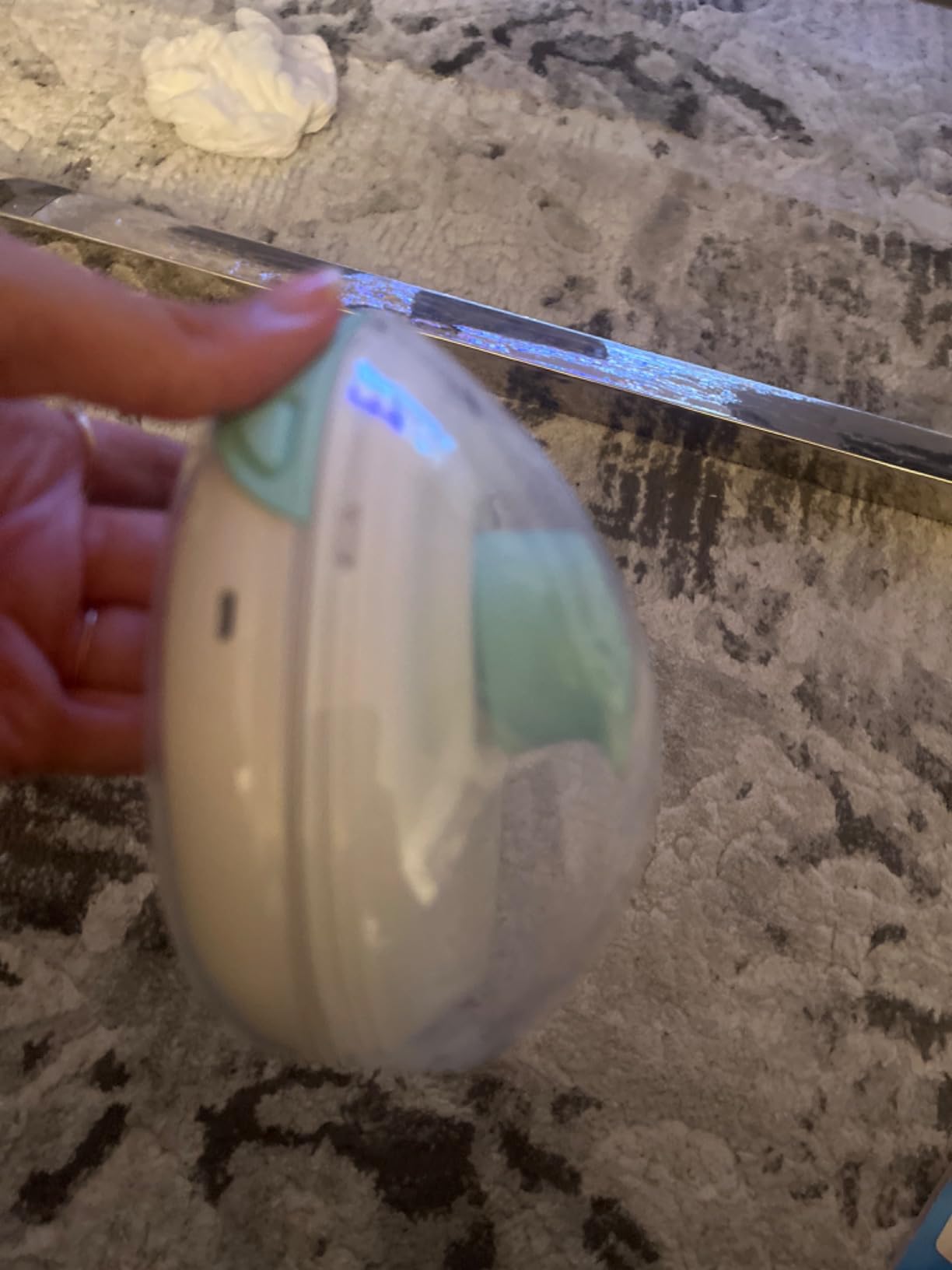 Willow Go Wearable Breast Pump, Hands Free Double Electric Breast Pump, Wireless In-Bra Design with 15 level Hospital Grade Suction, includes 24mm & 21mm Flanges & 5oz Reusable Containers, App enabled customer photo 1
