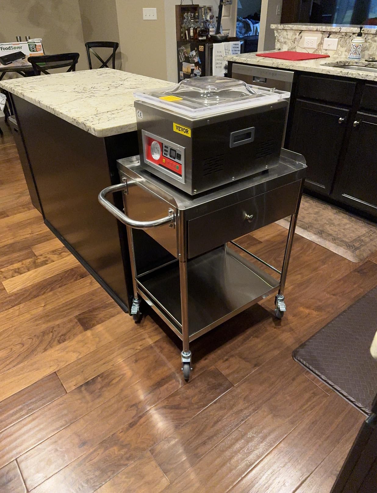 VEVOR Chamber Vacuum Sealer 260W Sealing Power 10.2 Inch Sealing Length customer photo 1