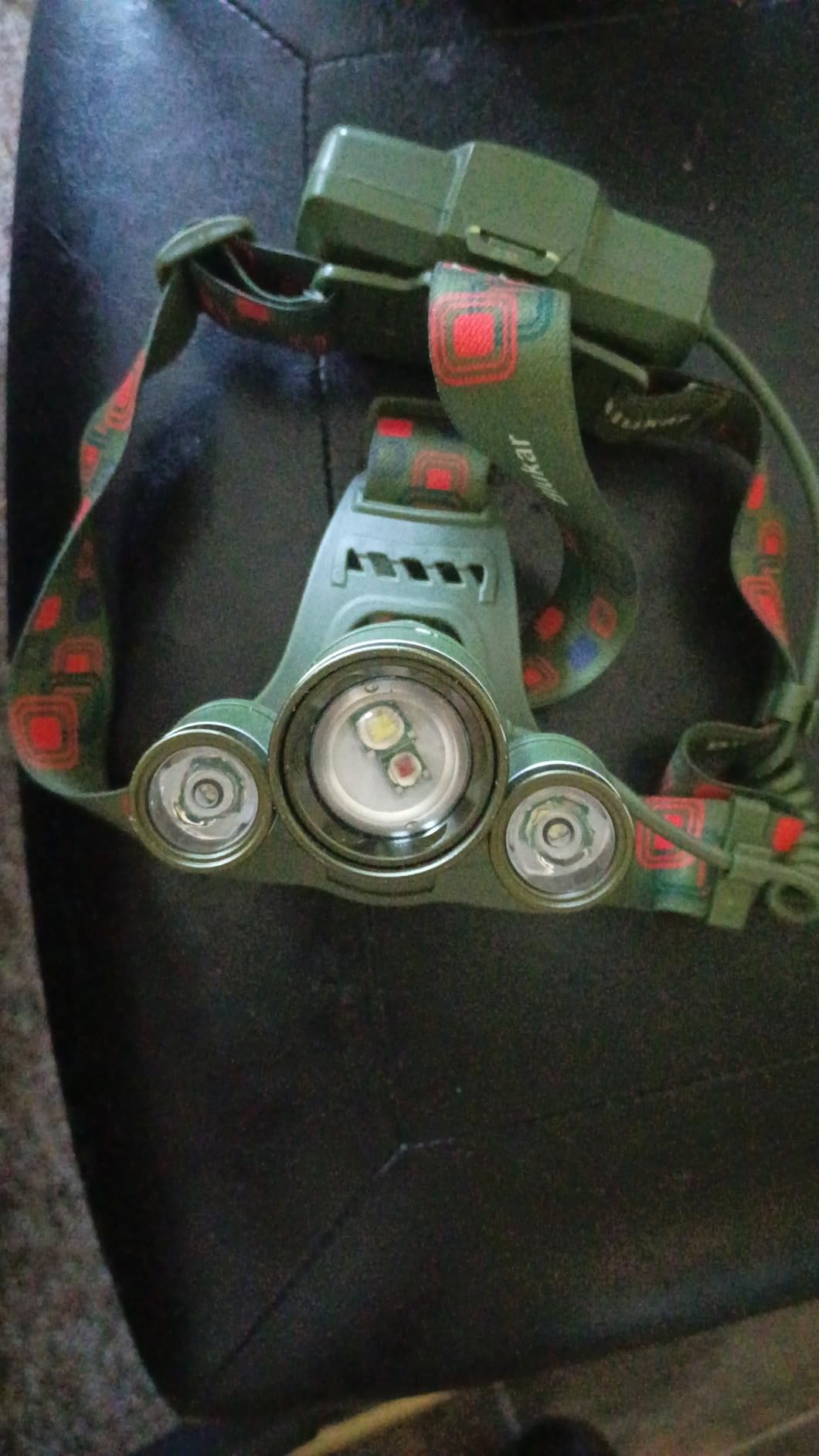 Blukar LED Headlamp Rechargeable,Ultra Bright Headlight with 3 Lights customer photo 2