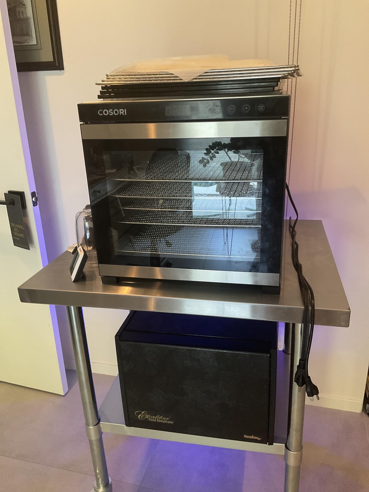 Cosori Food Dehydrator, 10 Stainless Steel Trays with 16.2 ft² Drying Space customer photo 1