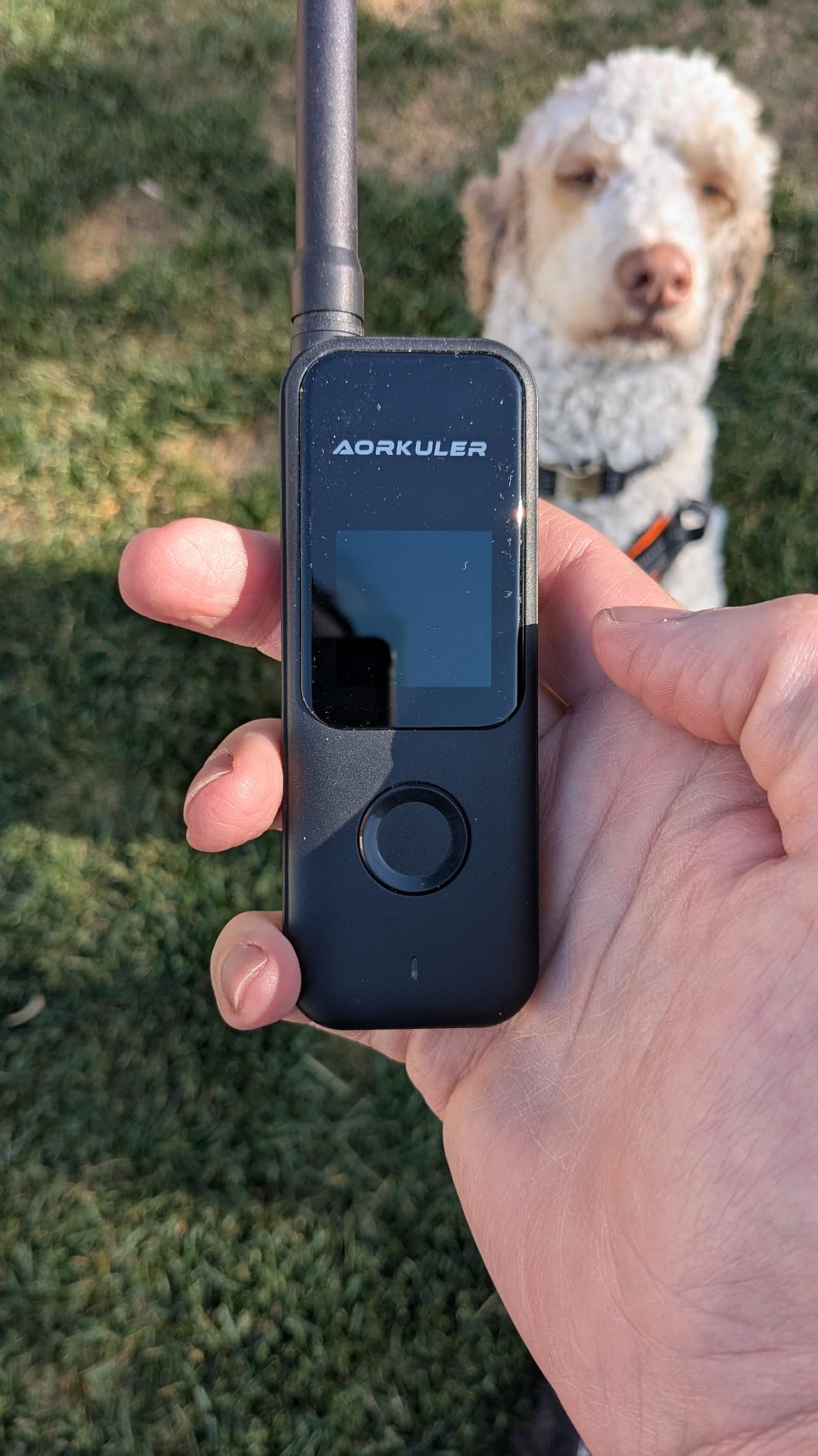 Aorkuler GPS Dog Tracker – No Phone, No Signal, No Subscription | Real-Time Direction & Distance Up to 3.5 Miles | Built for Hiking, Farms & Off-Grid Adventures (Tracker 2) customer photo 1