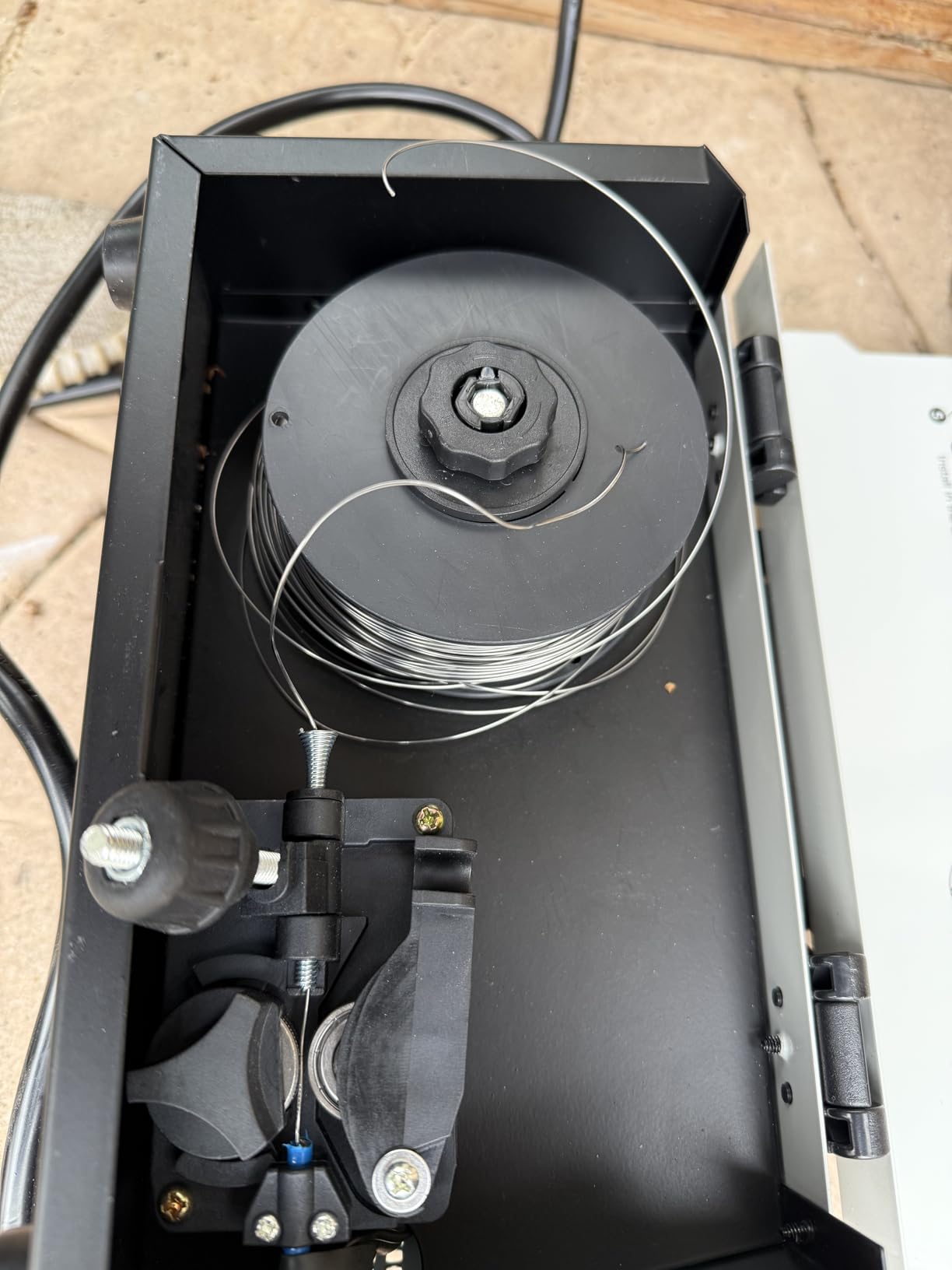 AZZUNO MIG Welder,Flux Core Welder Machine 110V 130Amp, Gasless MIG Welding Machine IGBT Inverter Welder Portable Wire Feed Welder (110V) customer photo 1