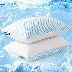 EASELAND Cooling Queen Size Firm Pillows, Shredded Memory Foam Set of 2 customer photo 2