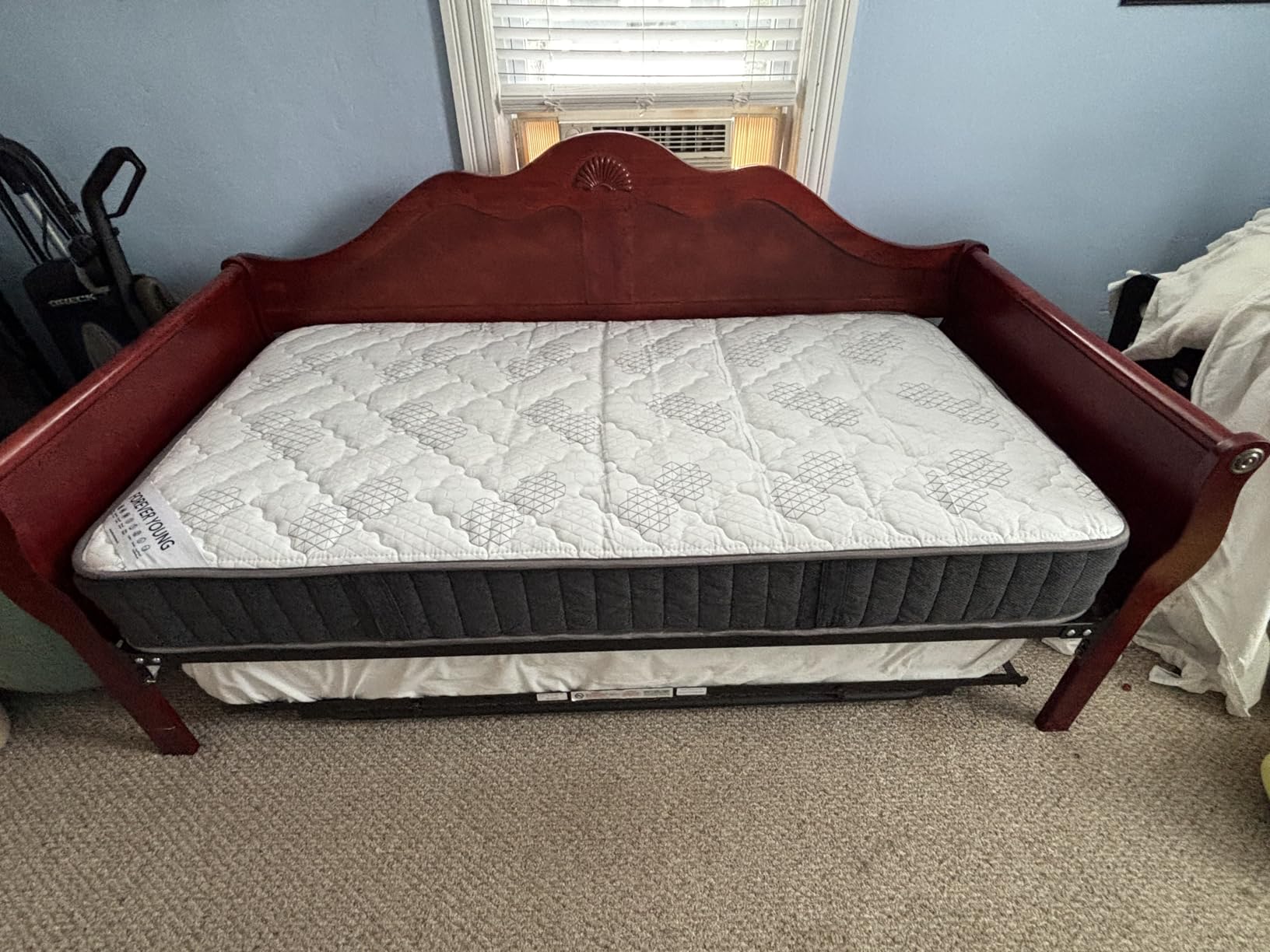 Ottomanson 8 Inch Twin Mattress, Firm Hybrid Mattress in a Box customer photo 1