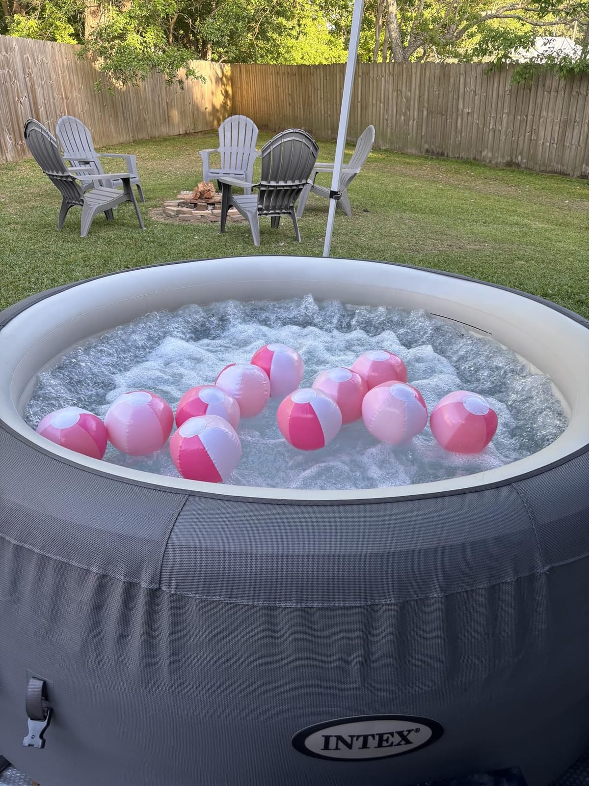 INTEX SimpleSpa 4 Person Inflatable Hot Tub, Portable Spa with 100 Jets customer photo 2