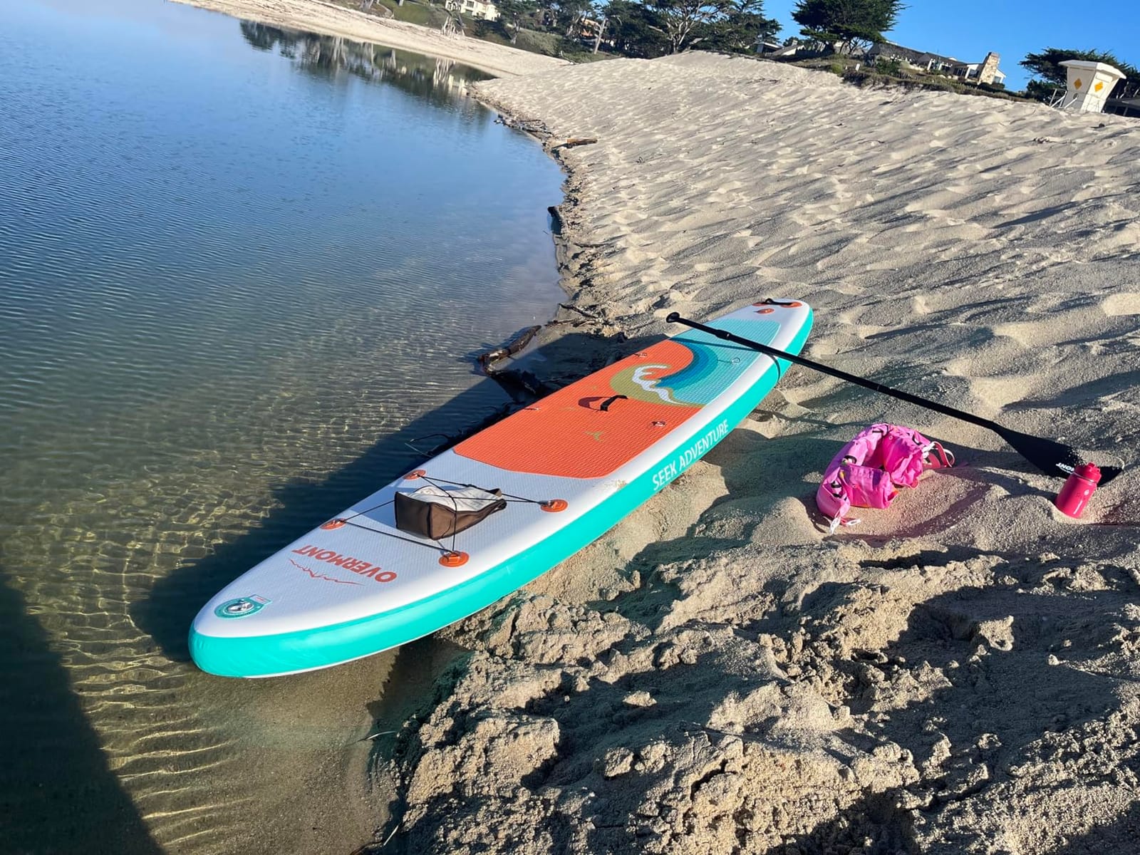 Overmont Inflatable Stand Up Paddle Board 10'6