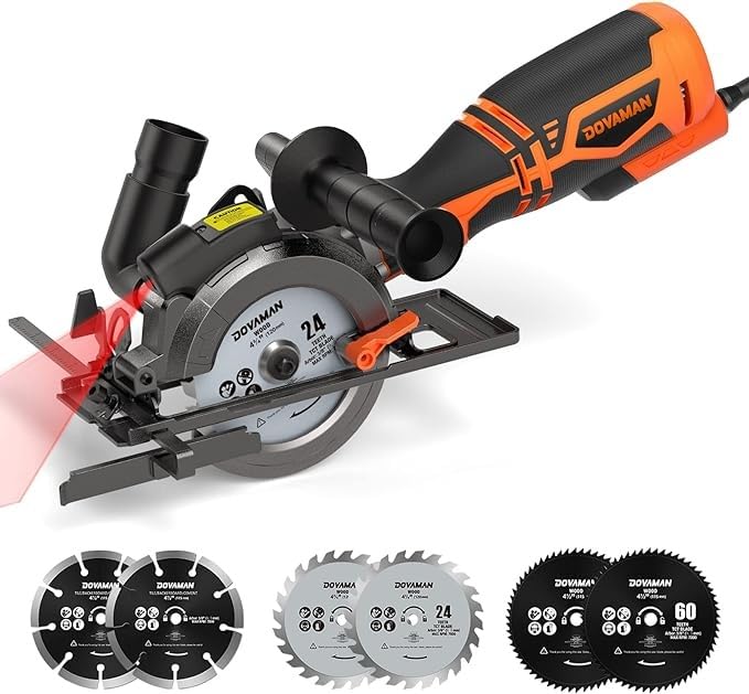 DOVAMAN Circular Saw, 5.8A 4-1/2