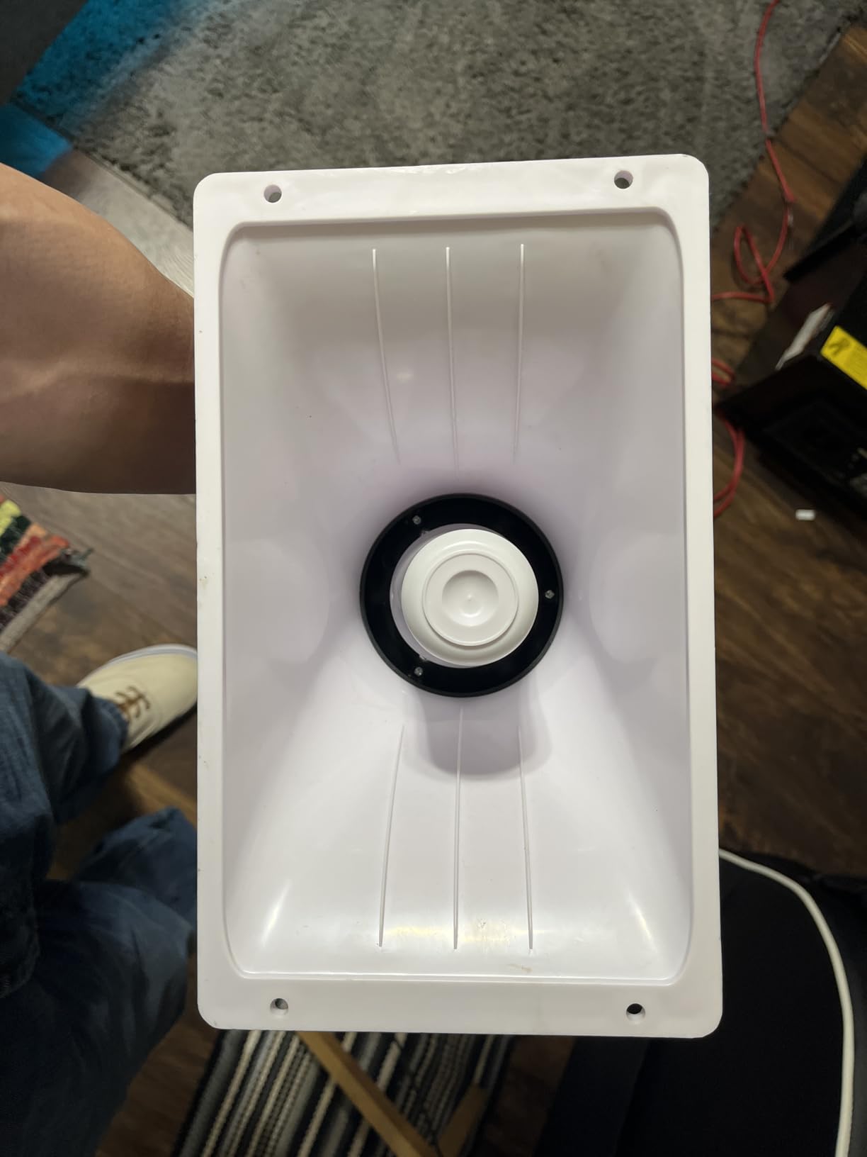 QWORK 50W 8 Ohm PA Horn Speaker – Clear Voice Projection for Warehouse, School & Workshop customer photo 1