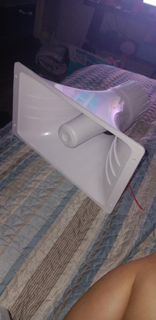 QWORK 50W 8 Ohm PA Horn Speaker – Clear Voice Projection for Warehouse, School & Workshop customer photo 2