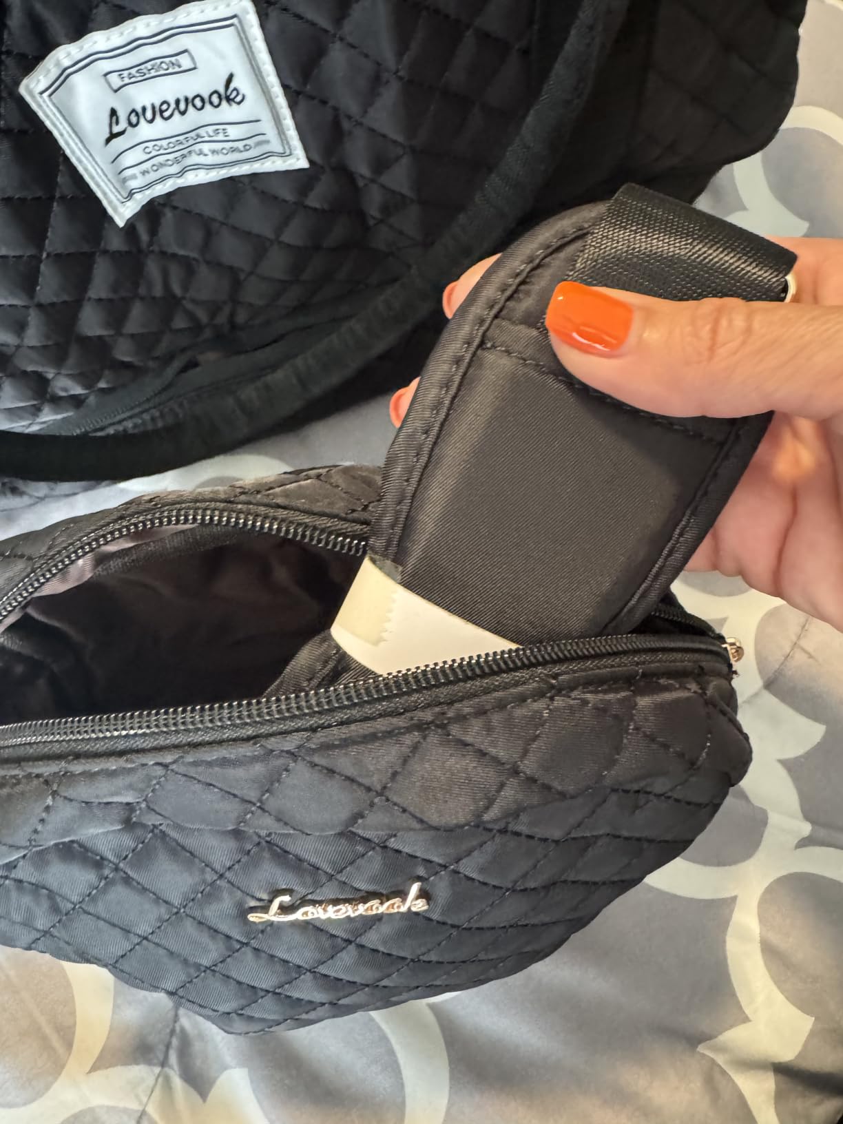 LOVEVOOK Travel Duffle Bag,Weekender Bags for Women with Shoe Compartment customer photo 1