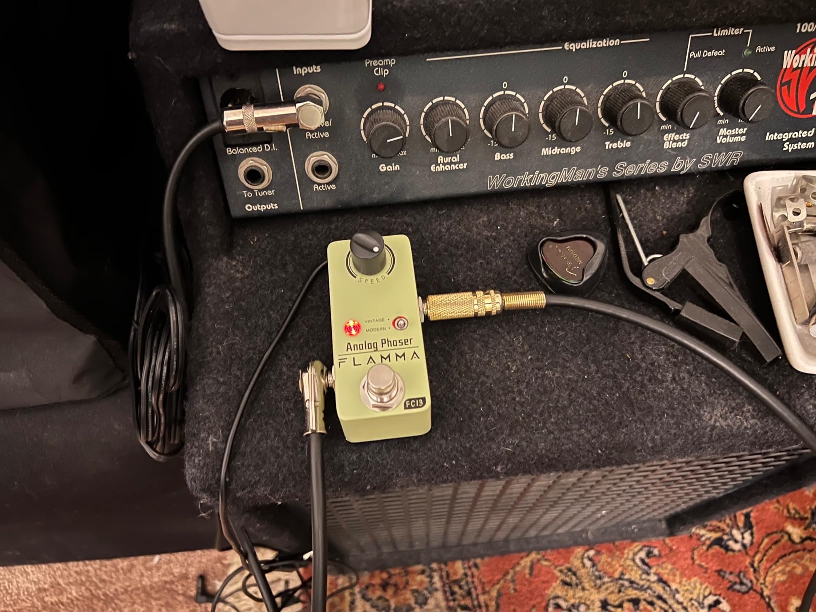 FLAMMA FC13 Phaser Guitar Pedal Analog Phase Effects Mini Pedal with Classic Vintage Modern Modes True Bypass customer photo 1