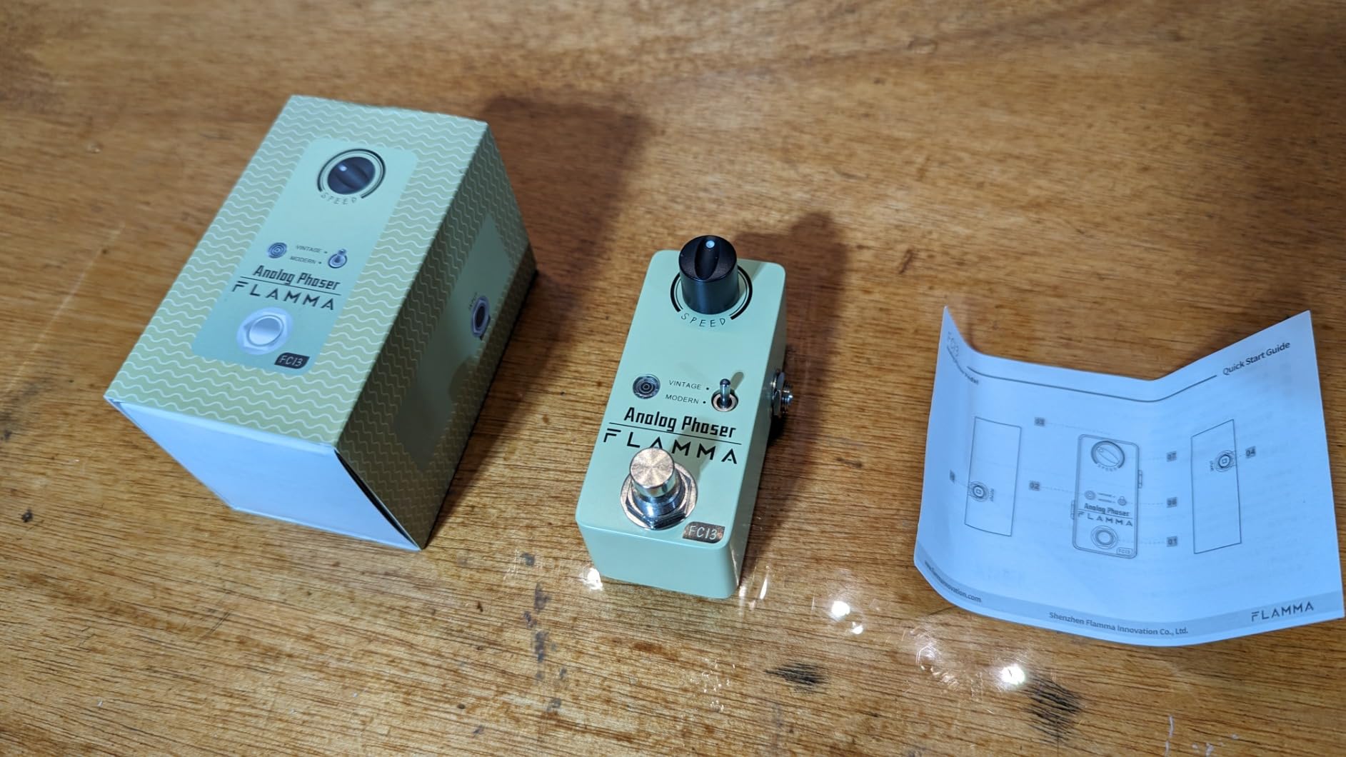 FLAMMA FC13 Phaser Guitar Pedal Analog Phase Effects Mini Pedal with Classic Vintage Modern Modes True Bypass customer photo 2